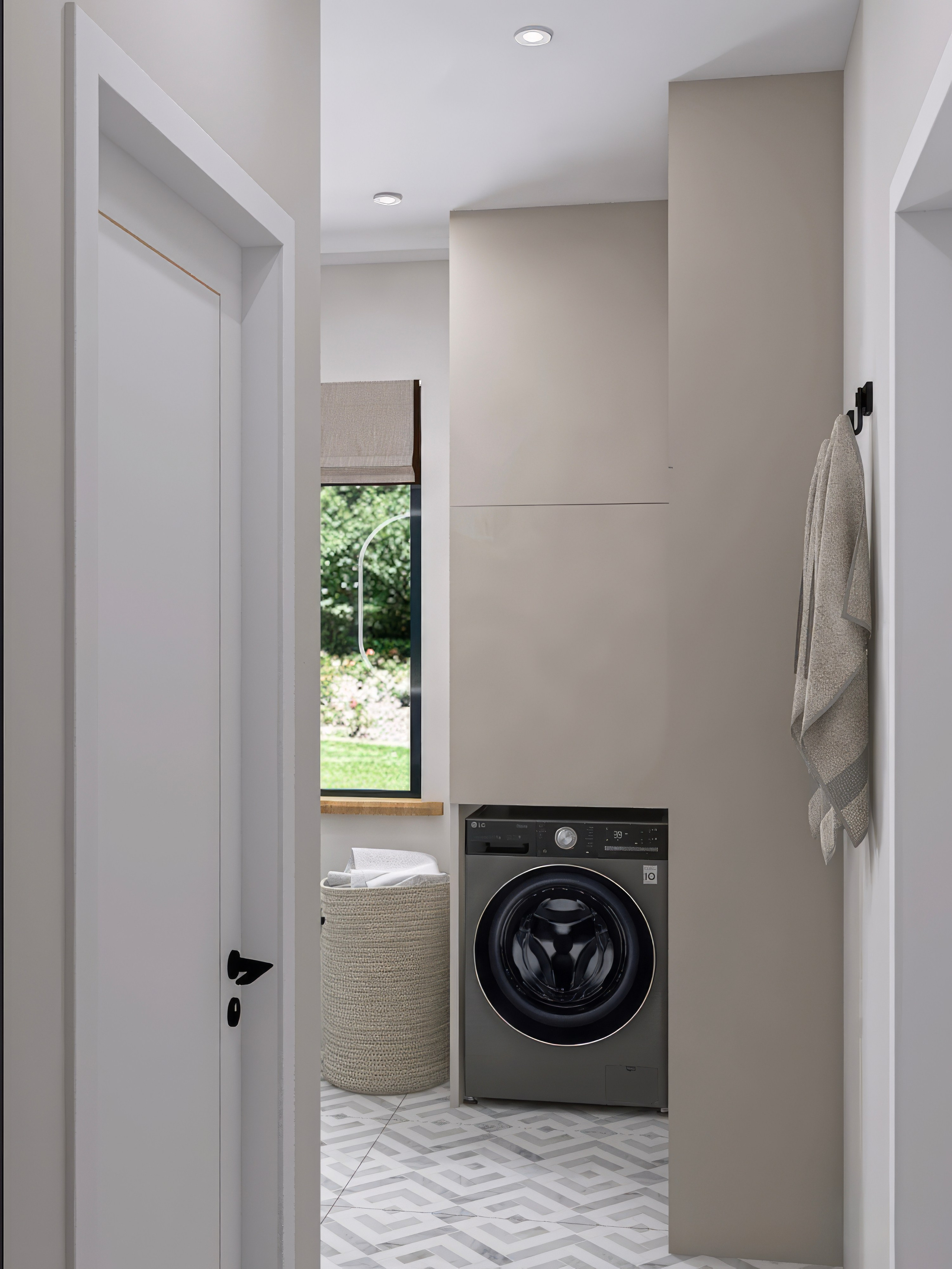 Кухня-гостиная и Санузел из загородного дома, г. Пермь. Дизайнер интерьера в Санкт-Петербурге Ольга Рытаровская