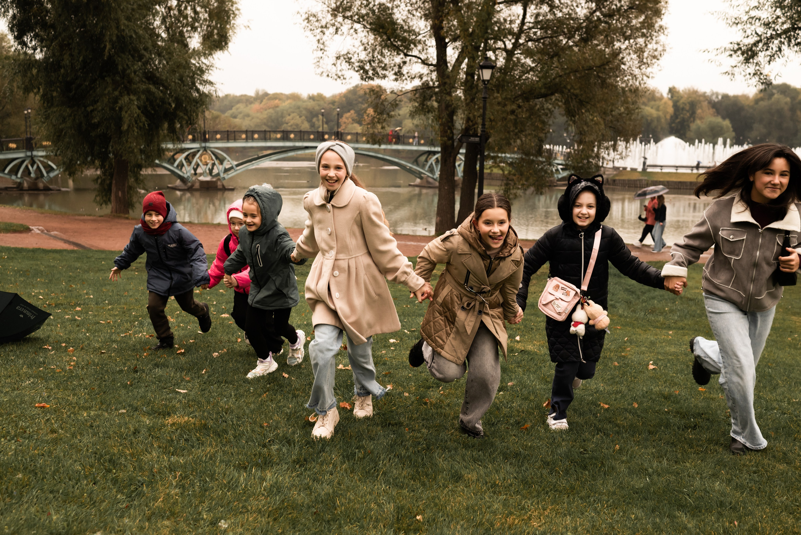 Дождливое день рождения в парке Царицино. Фотограф Ксения Огородова портфолио