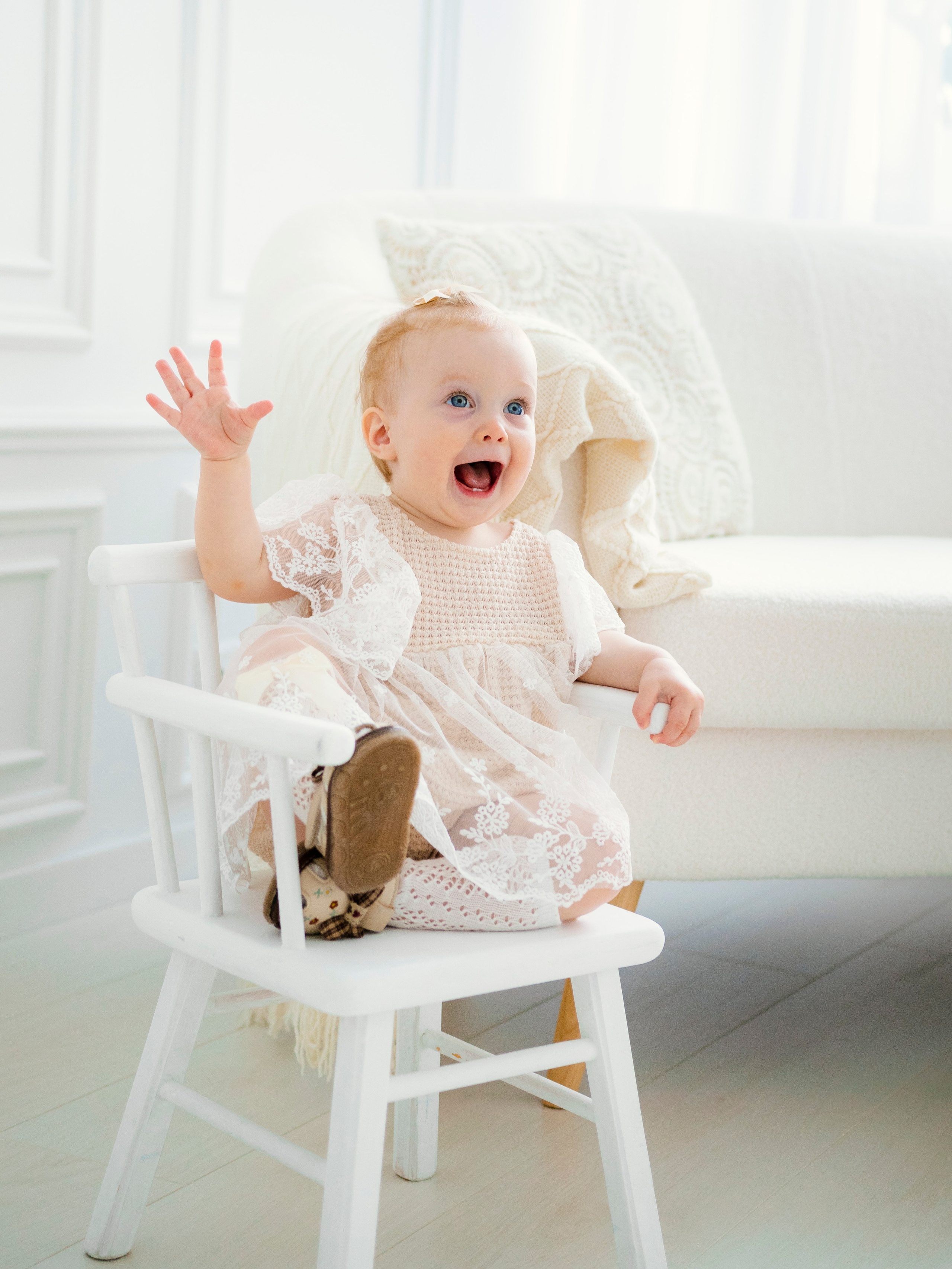 Vasilisa is 1 year old. Портретный фотограф Москва Белогорцев Сергей