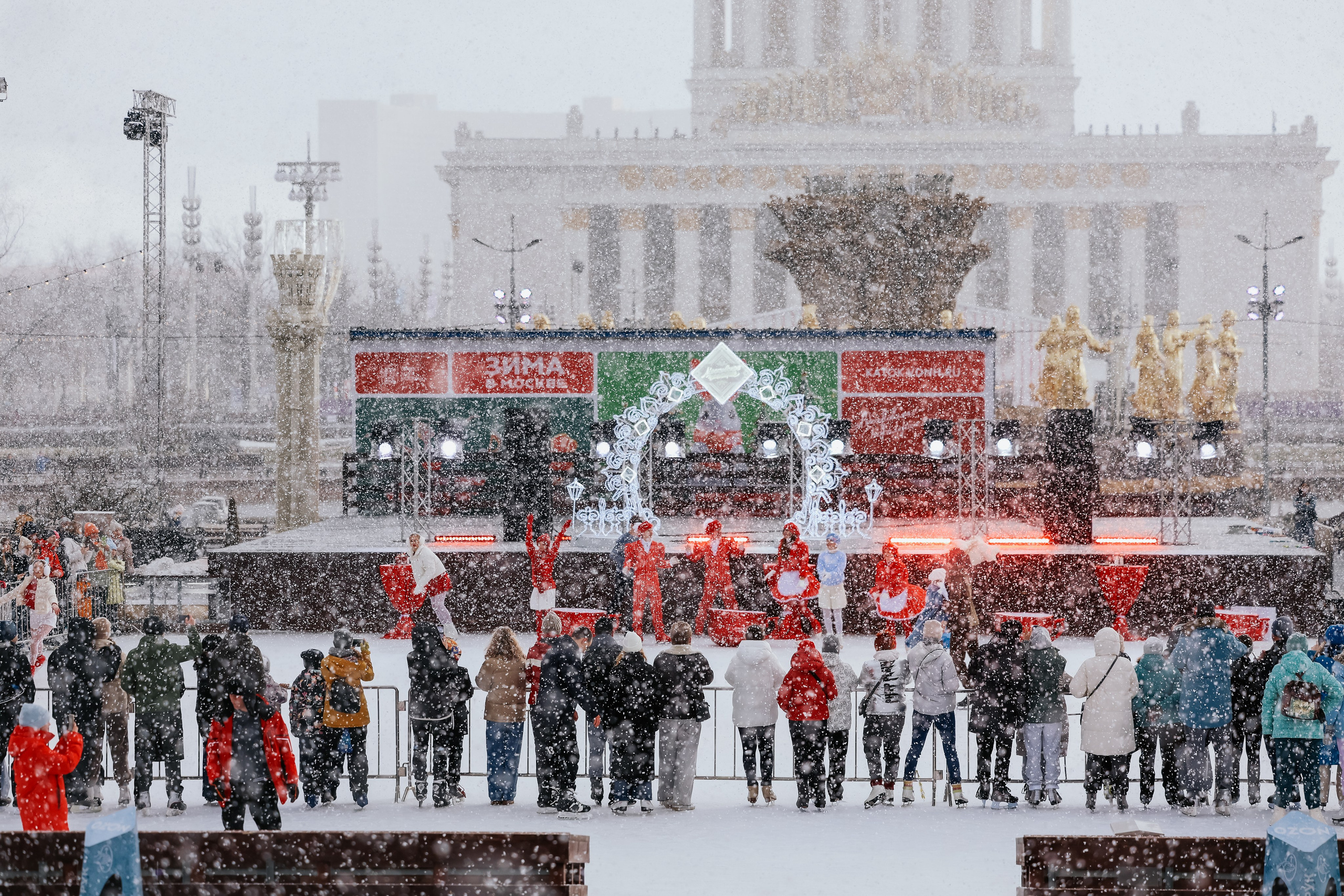 Ледовое шоу ВДНХ проект Московское чаепитие. Фотограф и видеограф Анна Домашенко