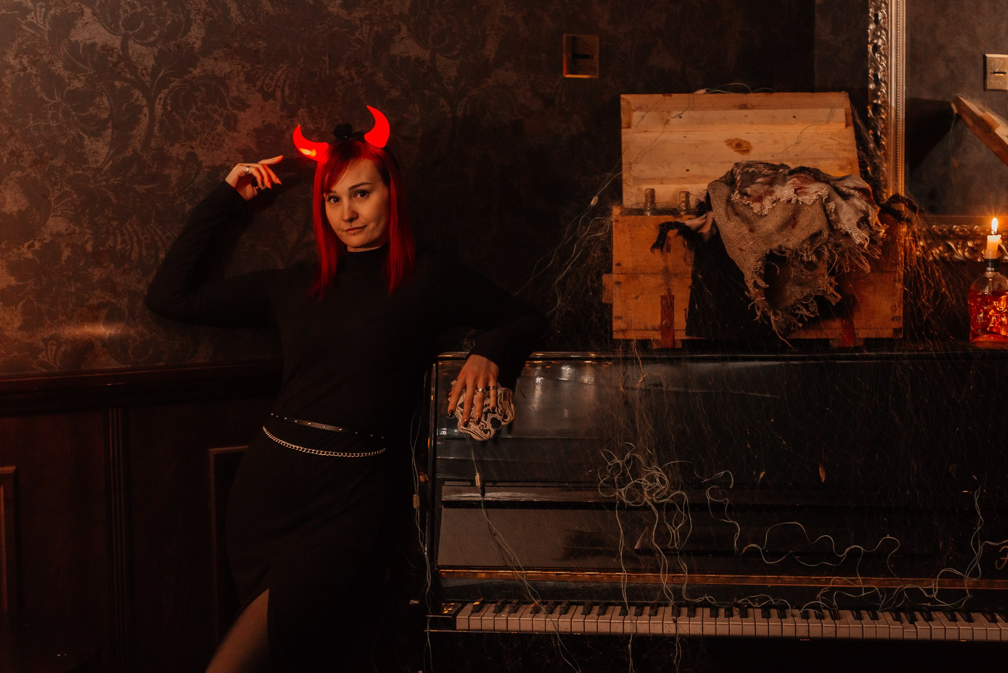 Halloween party в кальянной HookahPlace. Профессиональный пейзажный фотограф Новокрещенов Станислав