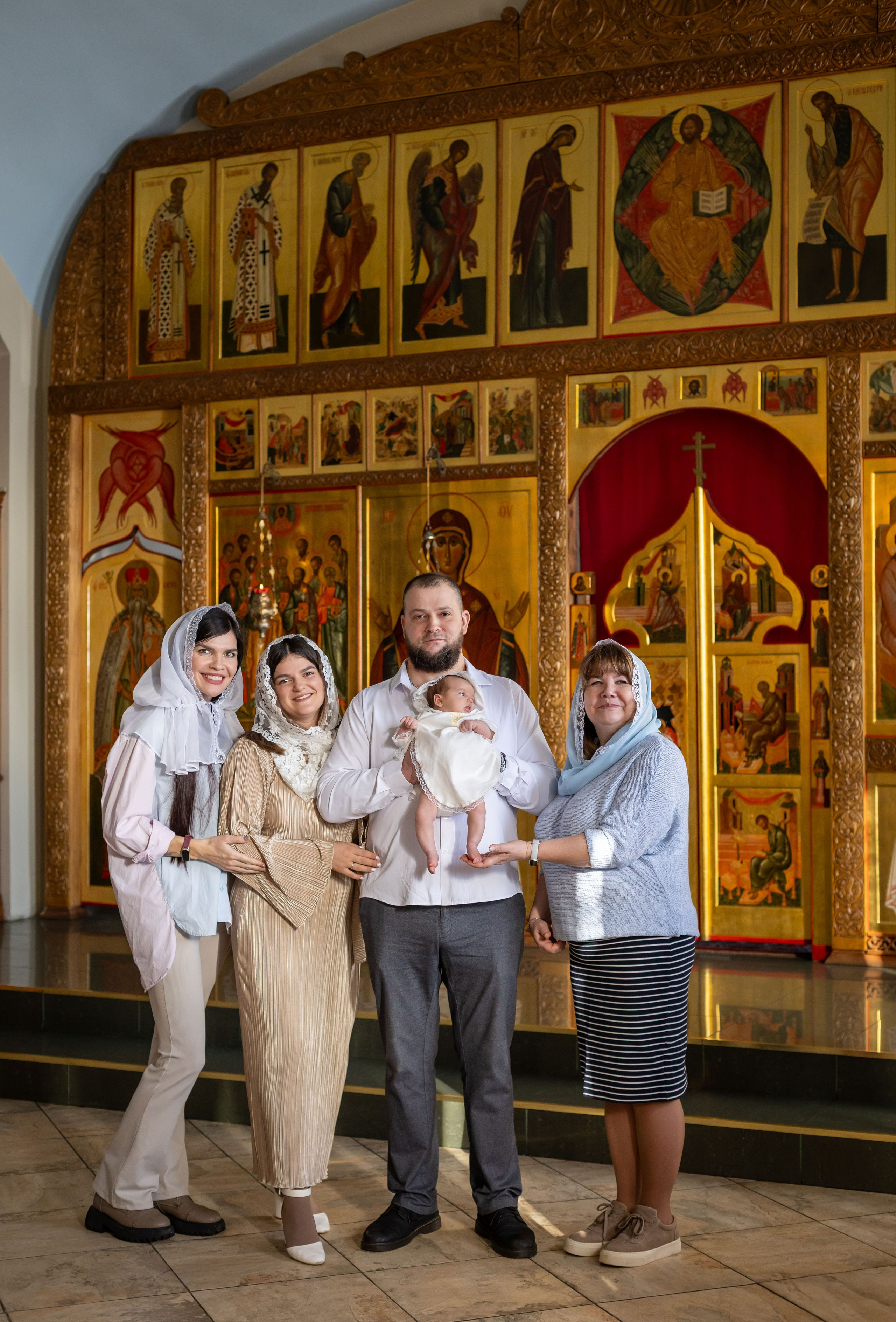 Крещение Милании. Семейный и детский фотограф Анна Петракова