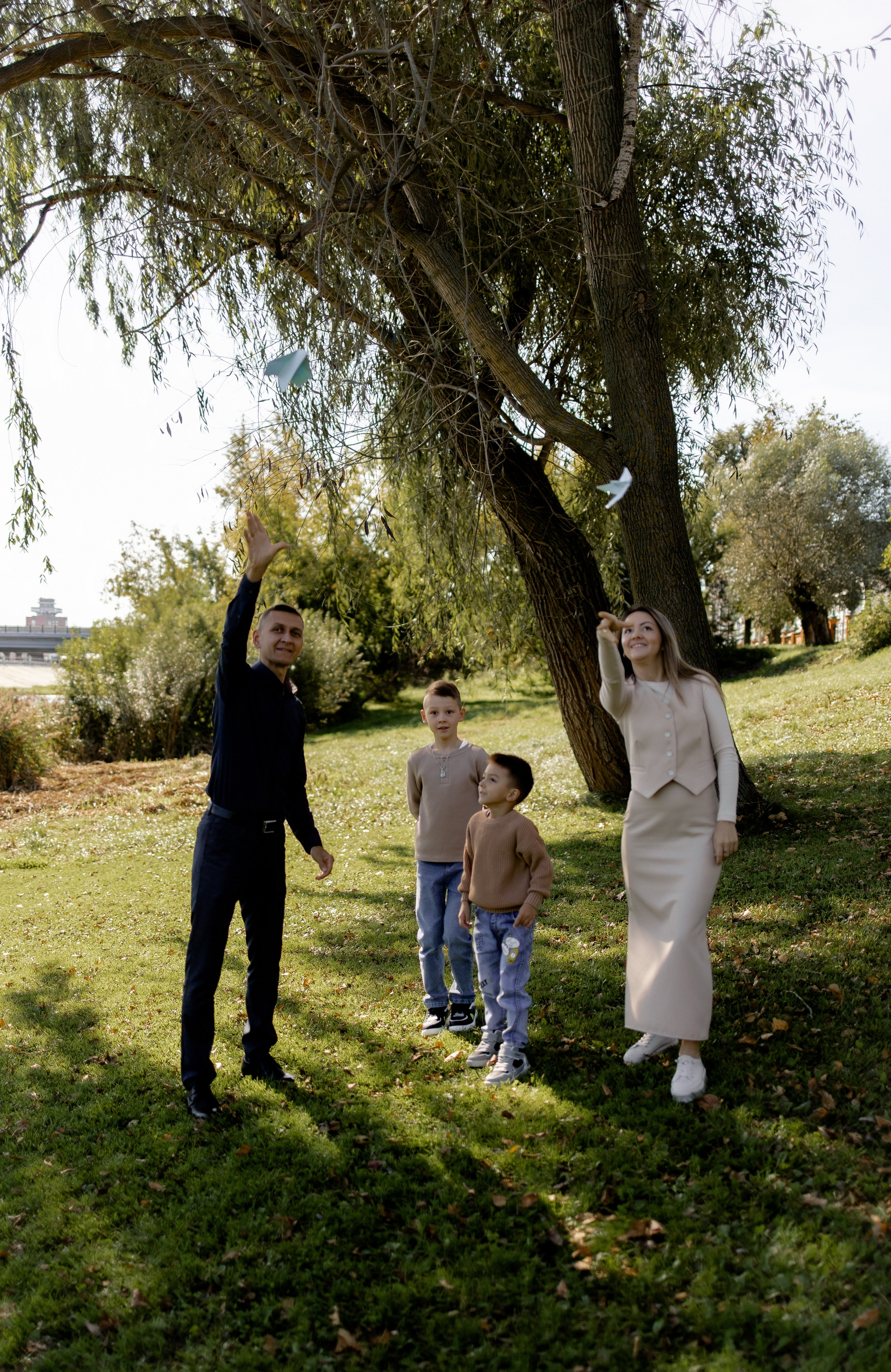 Марианна и Андрей, и их прекрасные сыновья