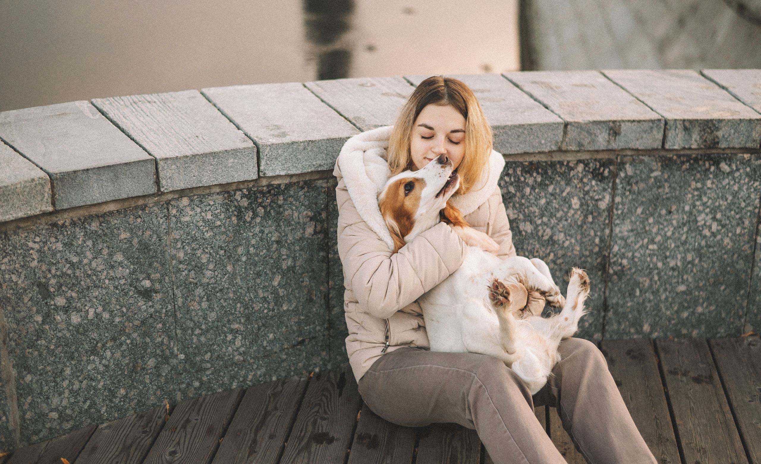 Маша и Вега. Фотограф-анималист Богданова Полина