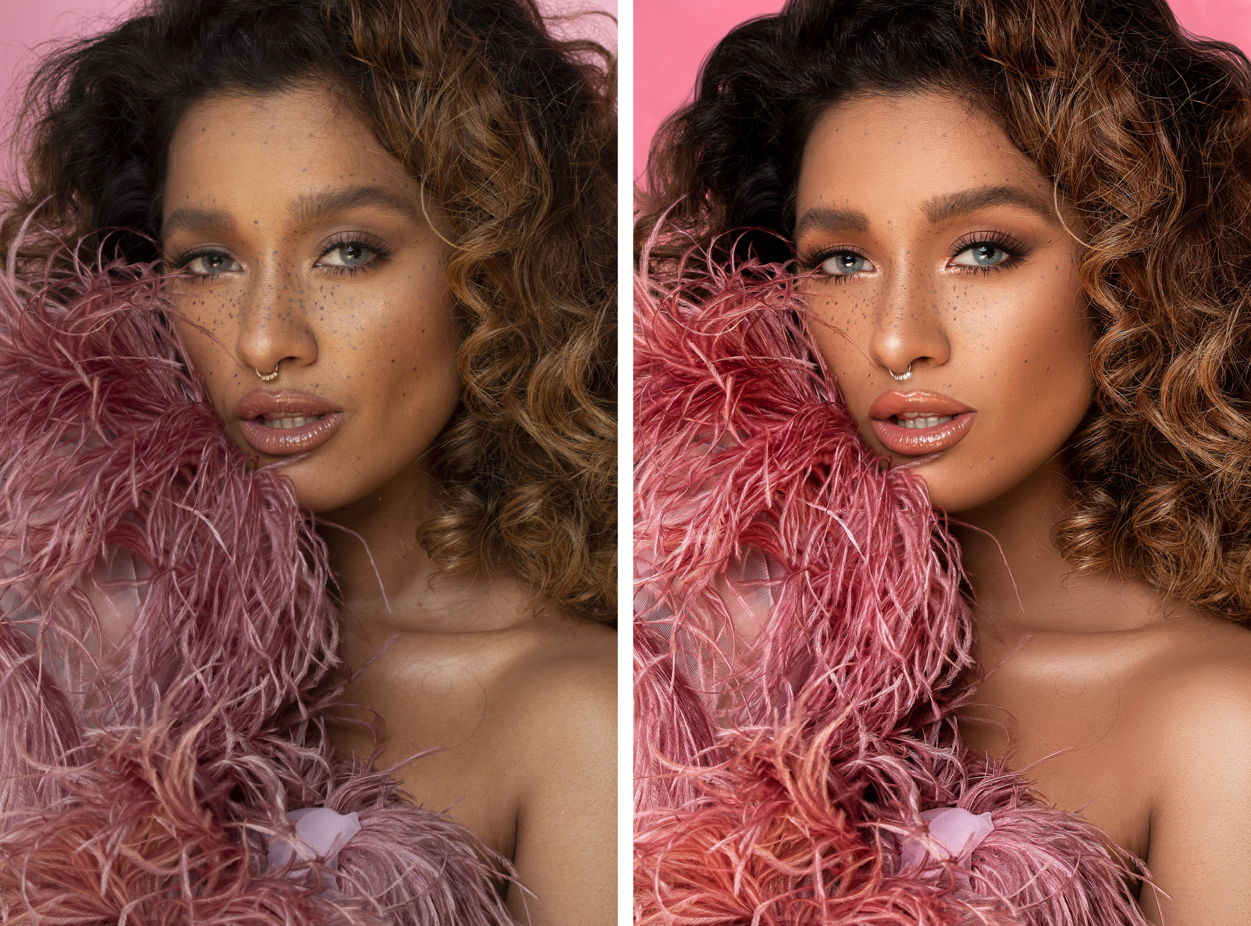 Ретушь до и после. Семейный и женский фотограф в Екатеринбурге Светлана Фиризен