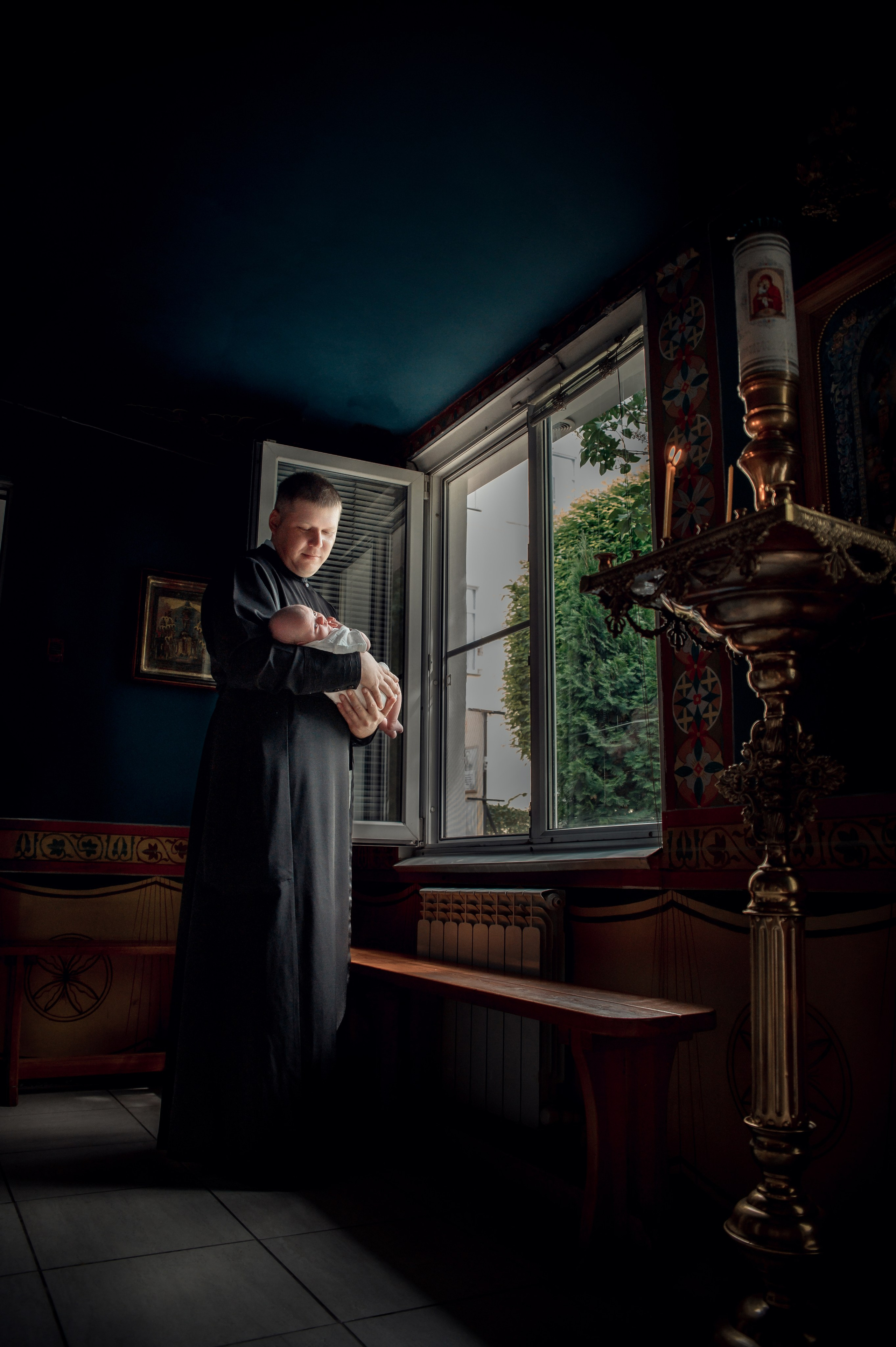 Таинство Крещения Филиппа, Храм святых Новомучеников и Исповедников Российских г. Волжский. Церковный, семейный и репортажный фотограф Волгоград, Волжский