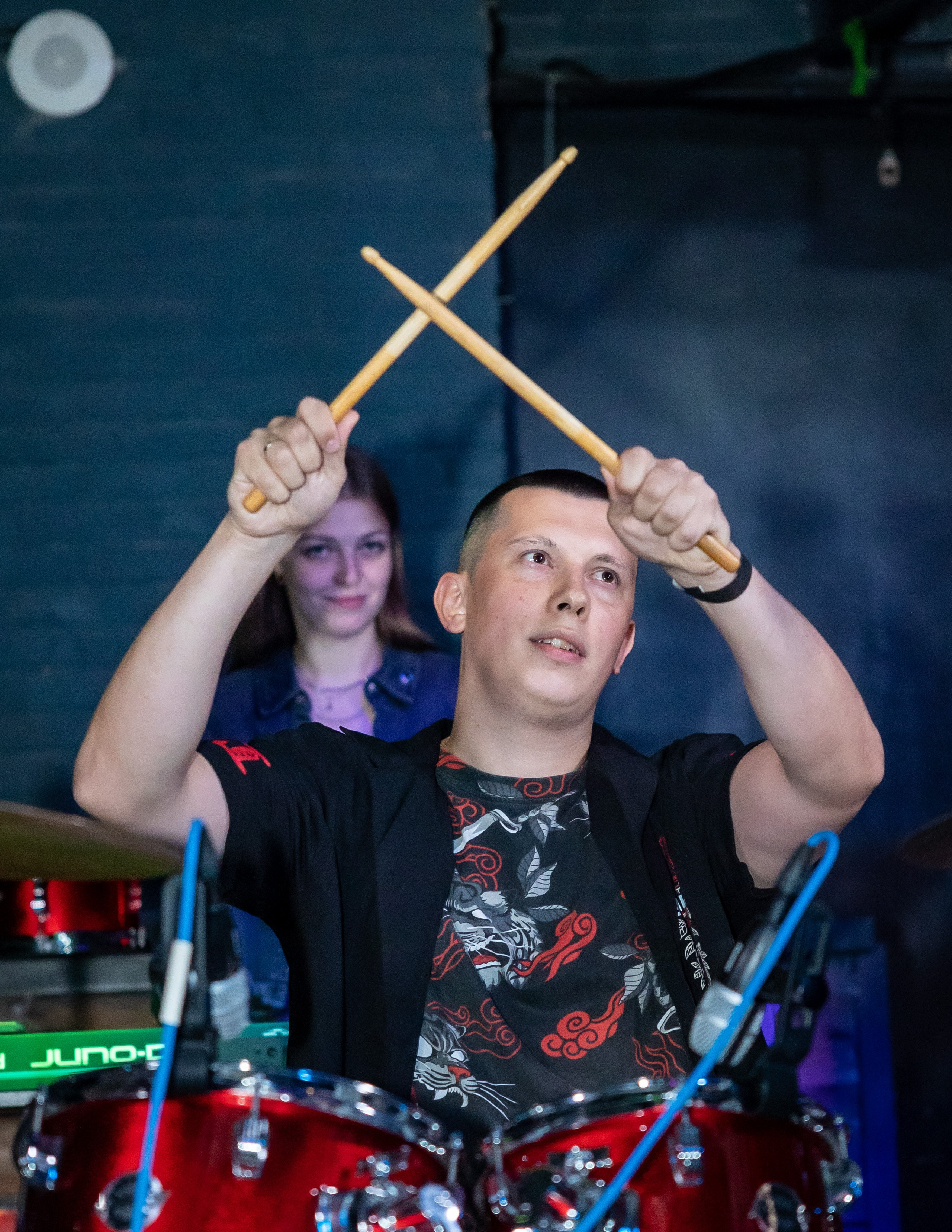 Концерт «Не Школа Барабанов» в Клубе «SOVA». Фотограф Владимир Охрименко