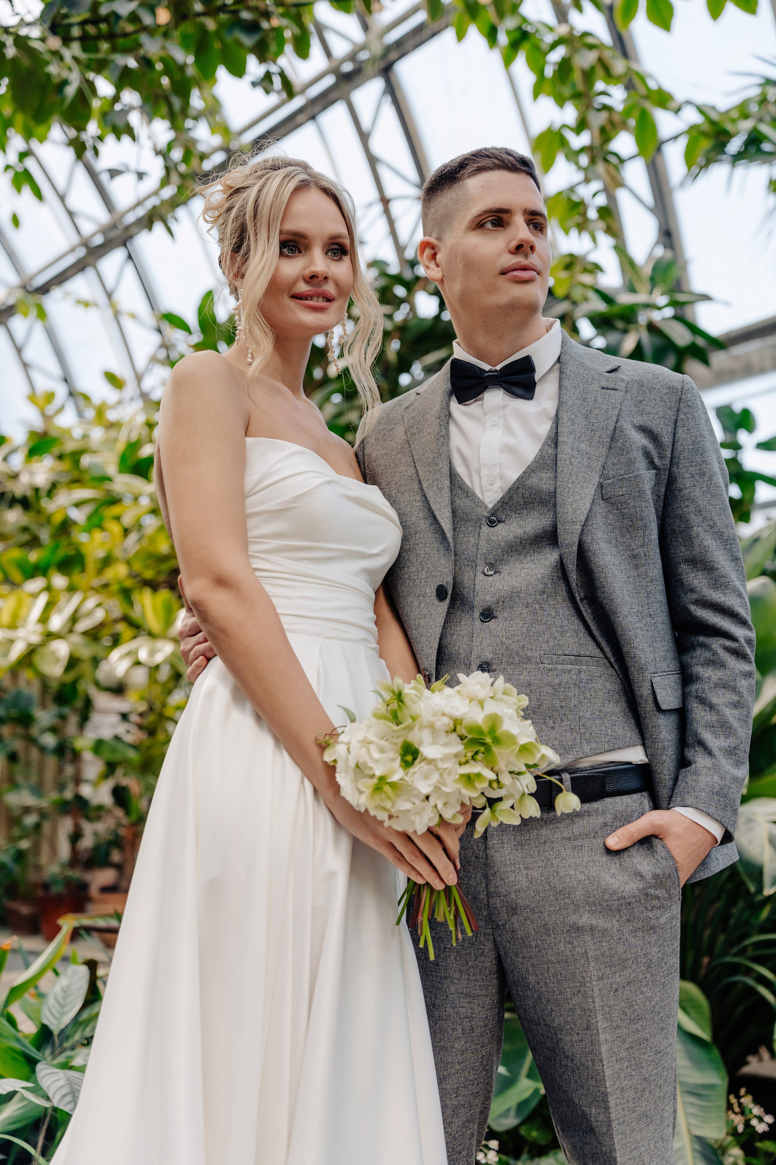 Свадебная в оранжерее. Михаил и Виктория. Фотограф Сергей Лукьяненко