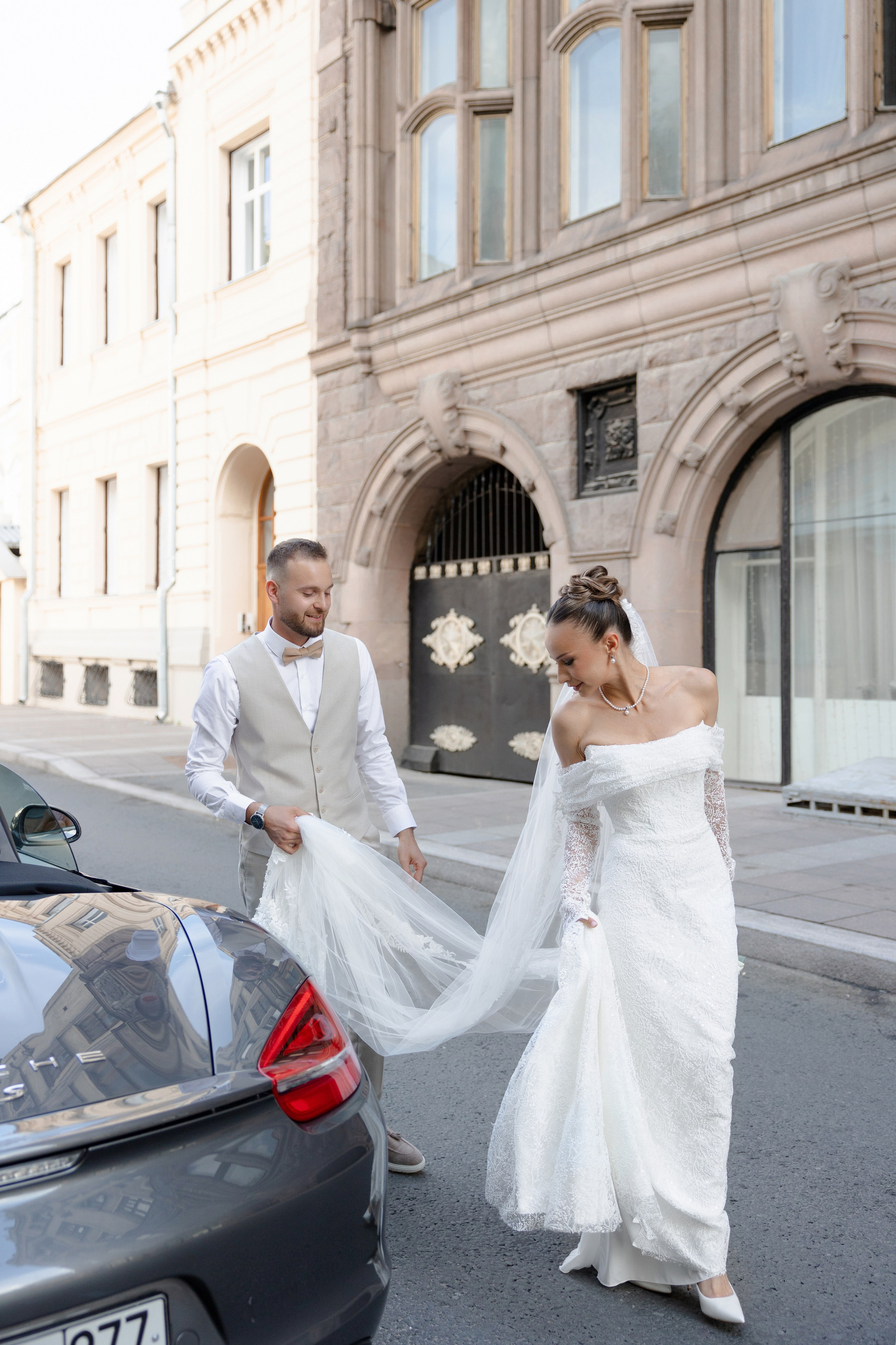 Стильная свадебная фотосессия. Свадебный фотограф в Москве Полина Лелетко