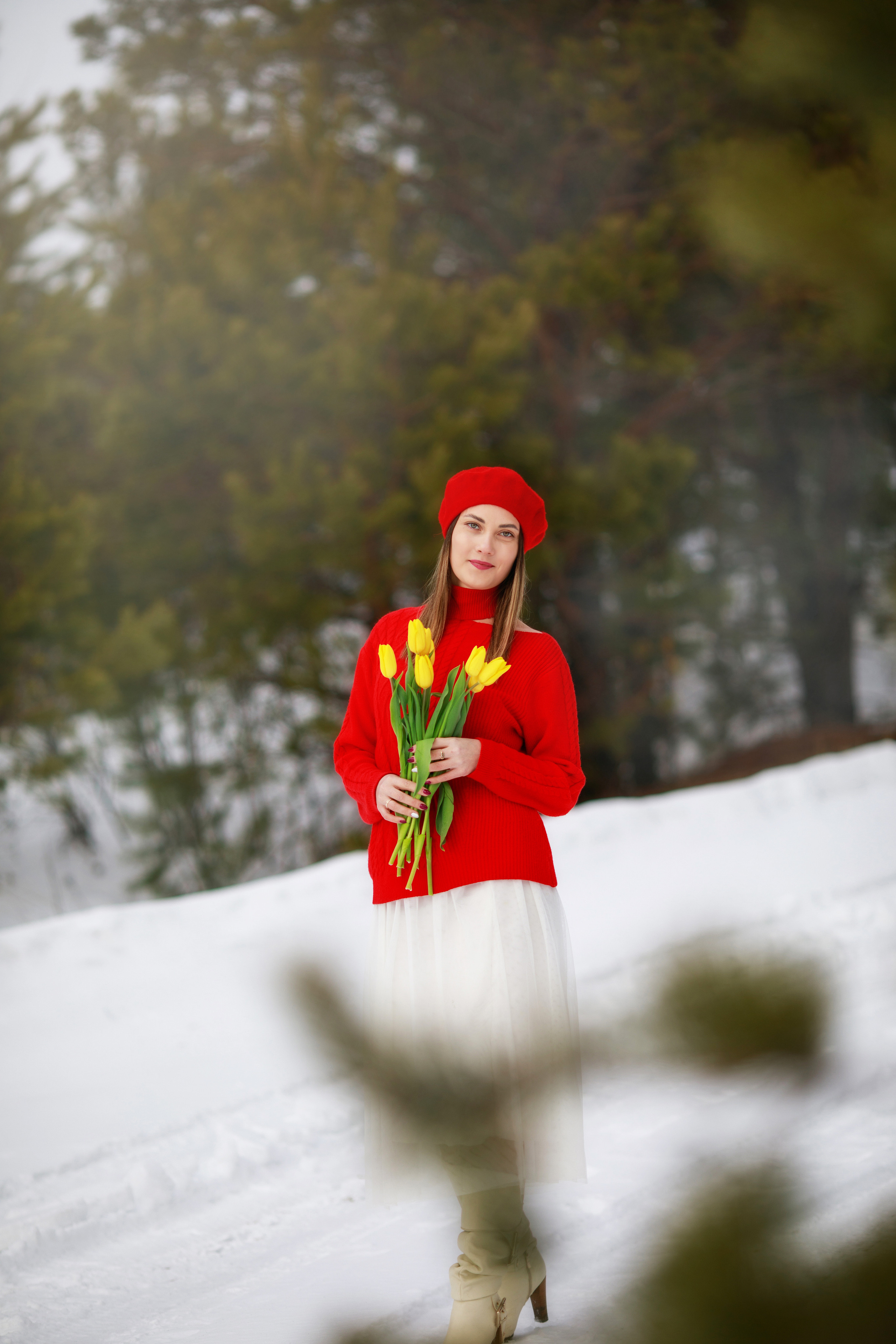 Весенняя съемка с тюльпанами. Olga.filippova.photo