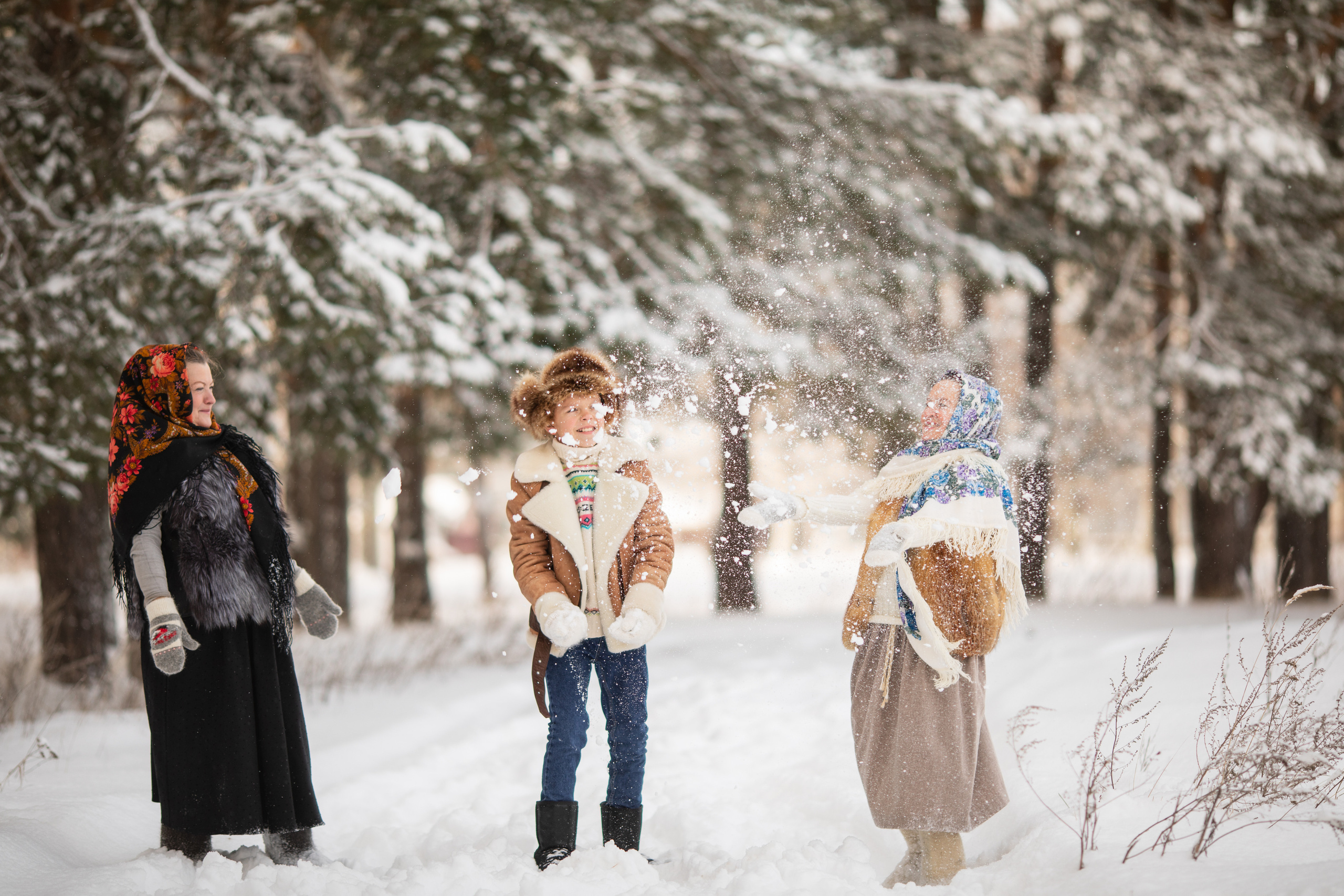 Внук и бабушки. Olga.filippova.photo