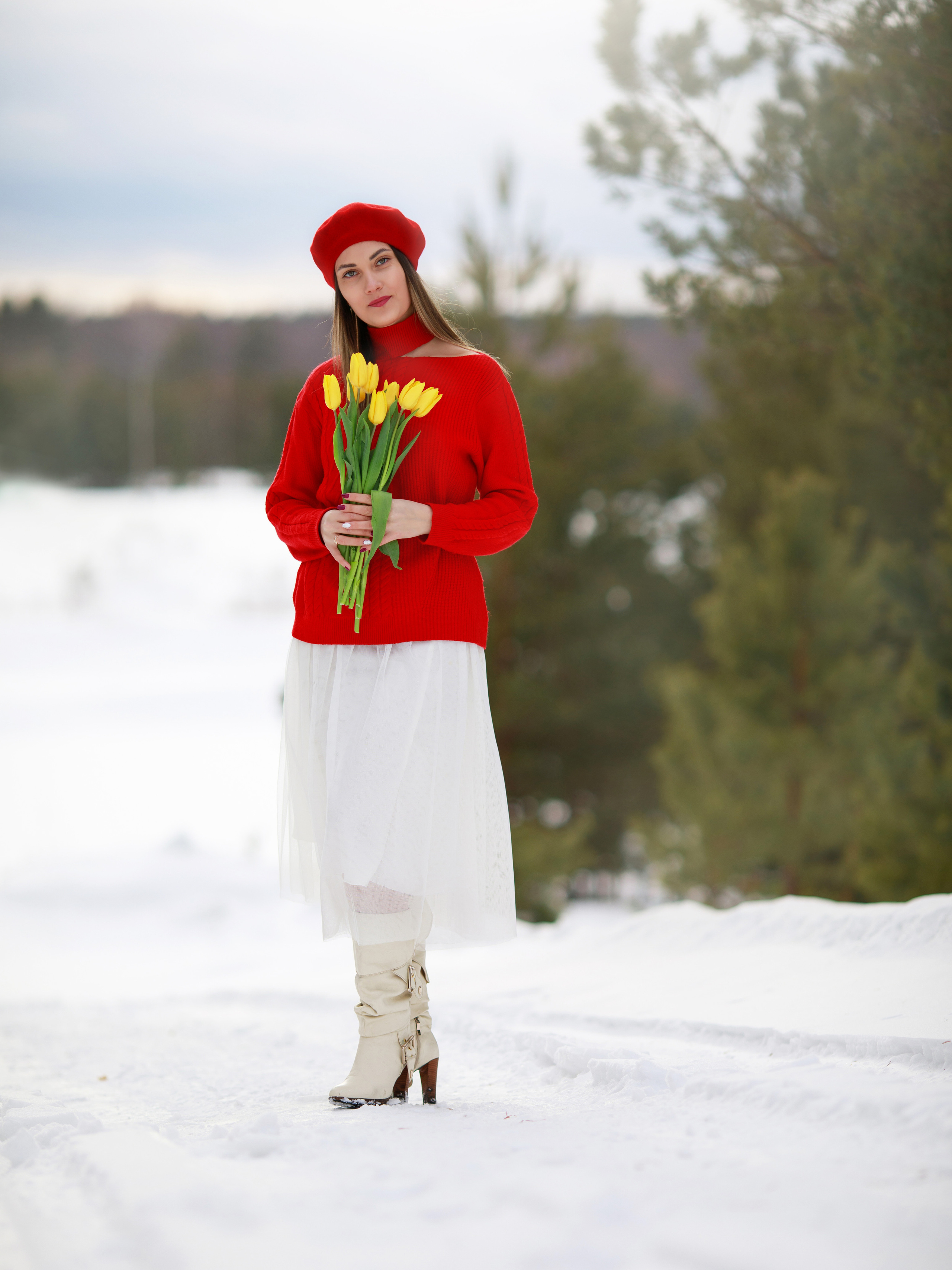 Весенняя съемка с тюльпанами. Olga.filippova.photo