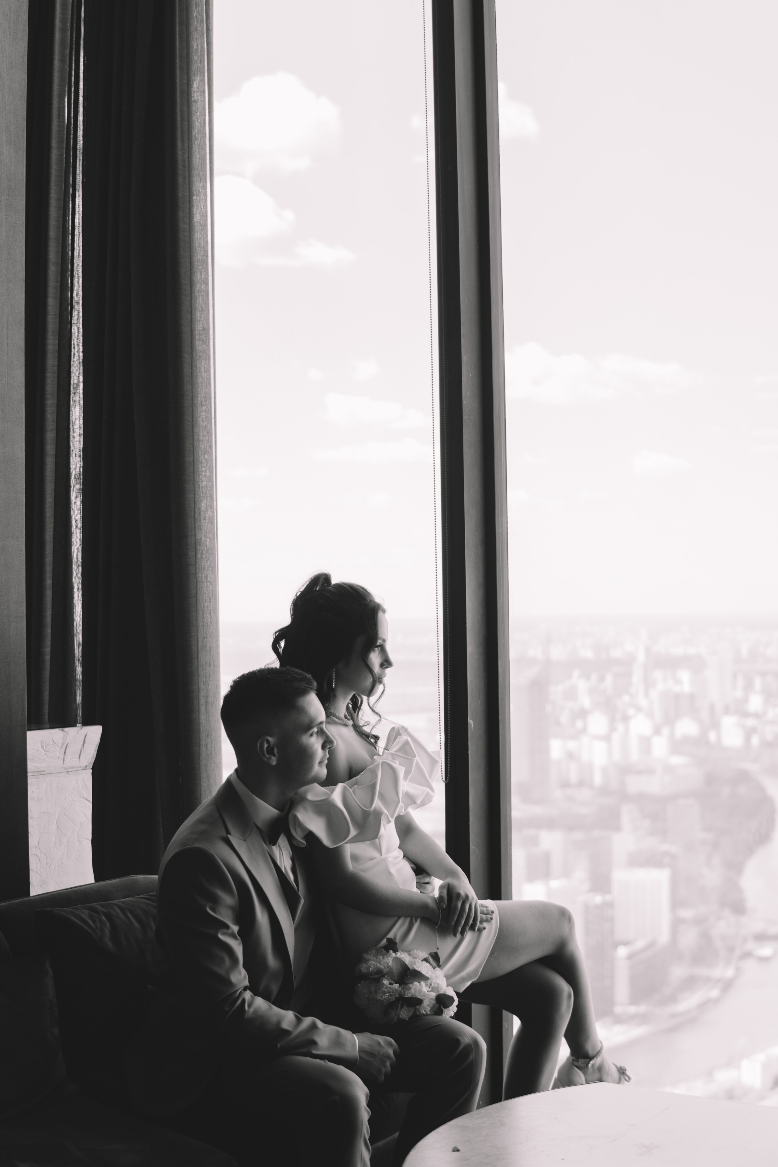 Свадебная фотосессия Москва сити. Фотограф Наталья Воронина Москва