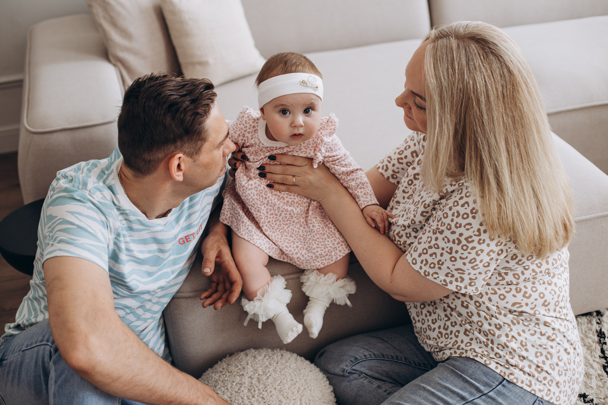 Оля с семьей. Фотограф Брянск