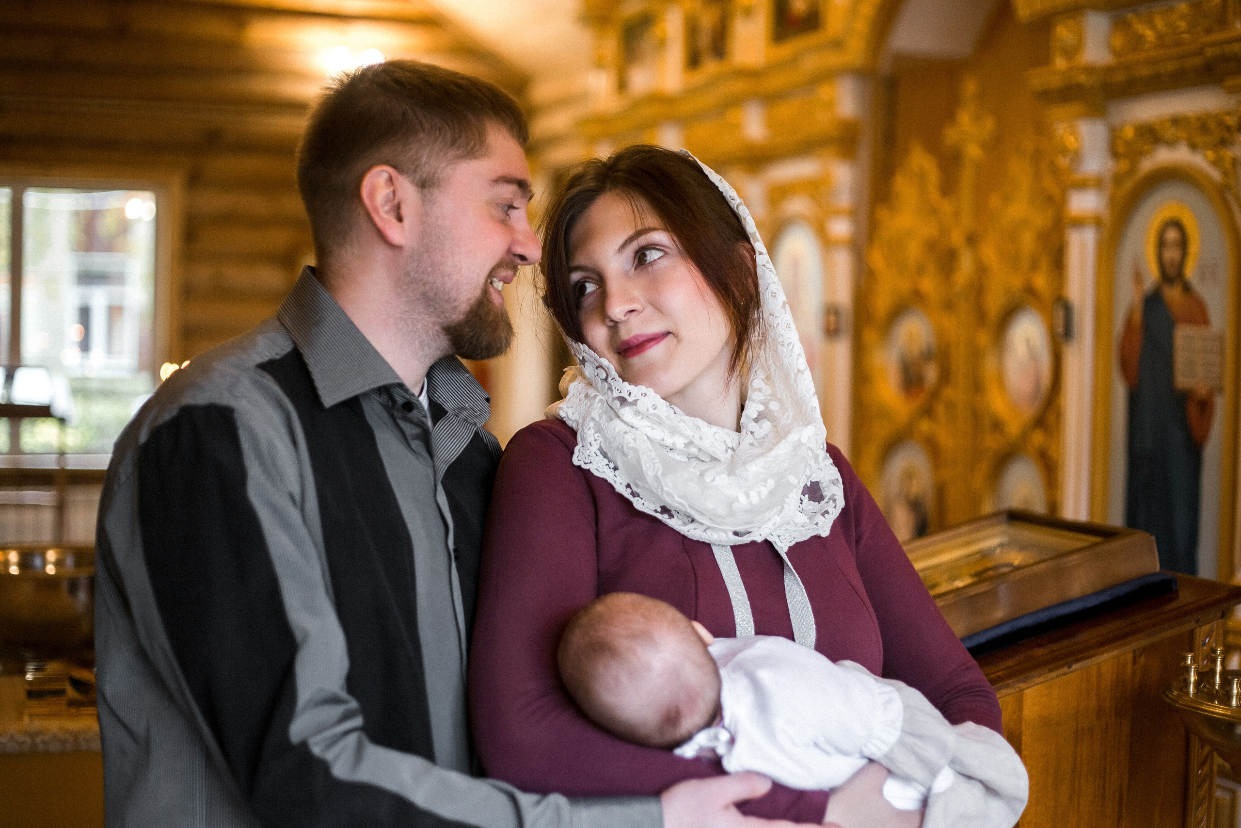 Таинство Крещения Ксении. Портретный, семейный, свадебный фотограф в Брянске Маргарита Василькова