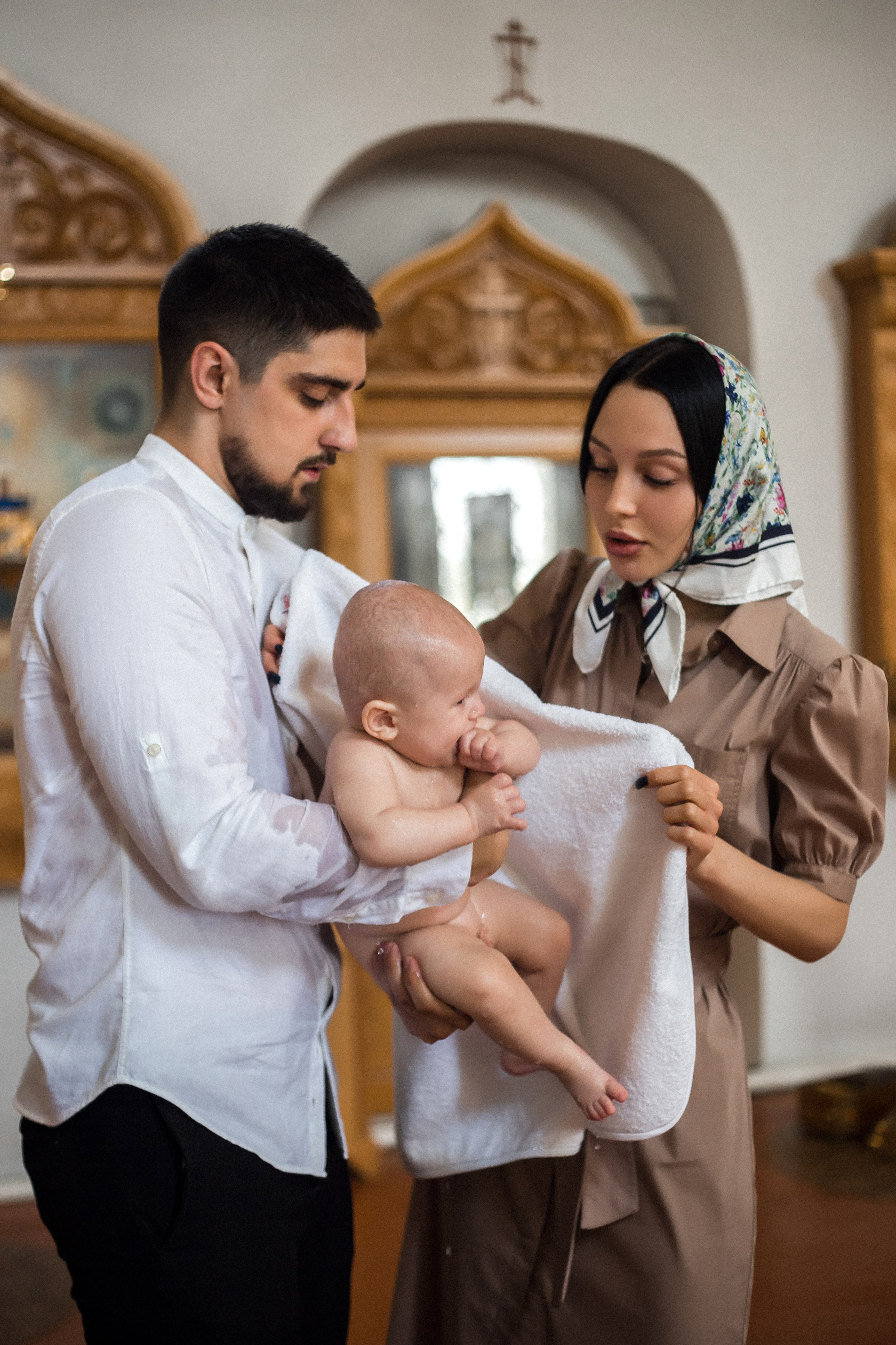 Таинство Крещения. Покровский Собор. Портретный, семейный, свадебный фотограф в Брянске Маргарита Василькова