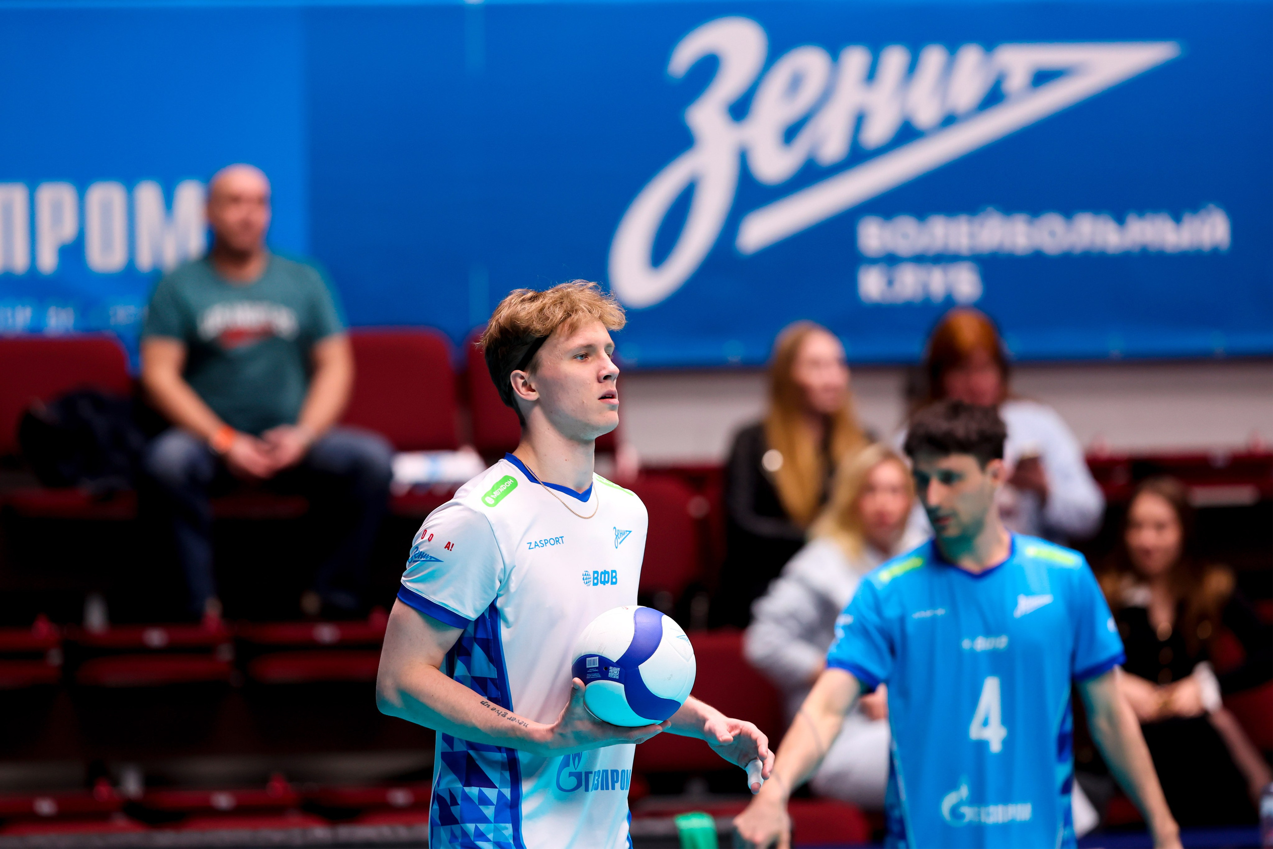 ВК Зенит — ВК Белогорье 08.04.2025. Спортивный и репортажный фотограф Антон Тереханов