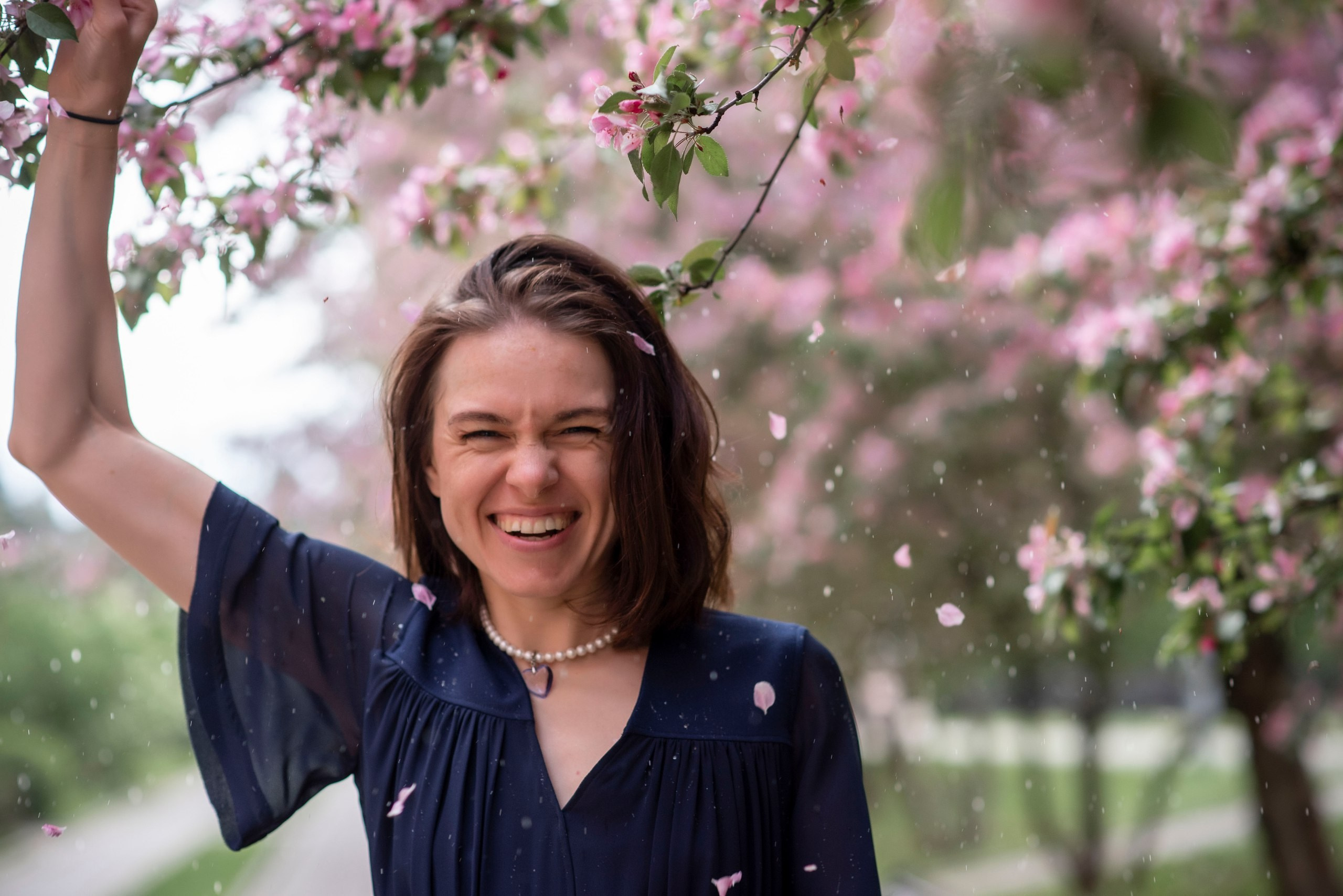 Фотосессии в цветении. Свадебный и семейный фотограф Полина Малюкова Москва, Химки, Зеленоград