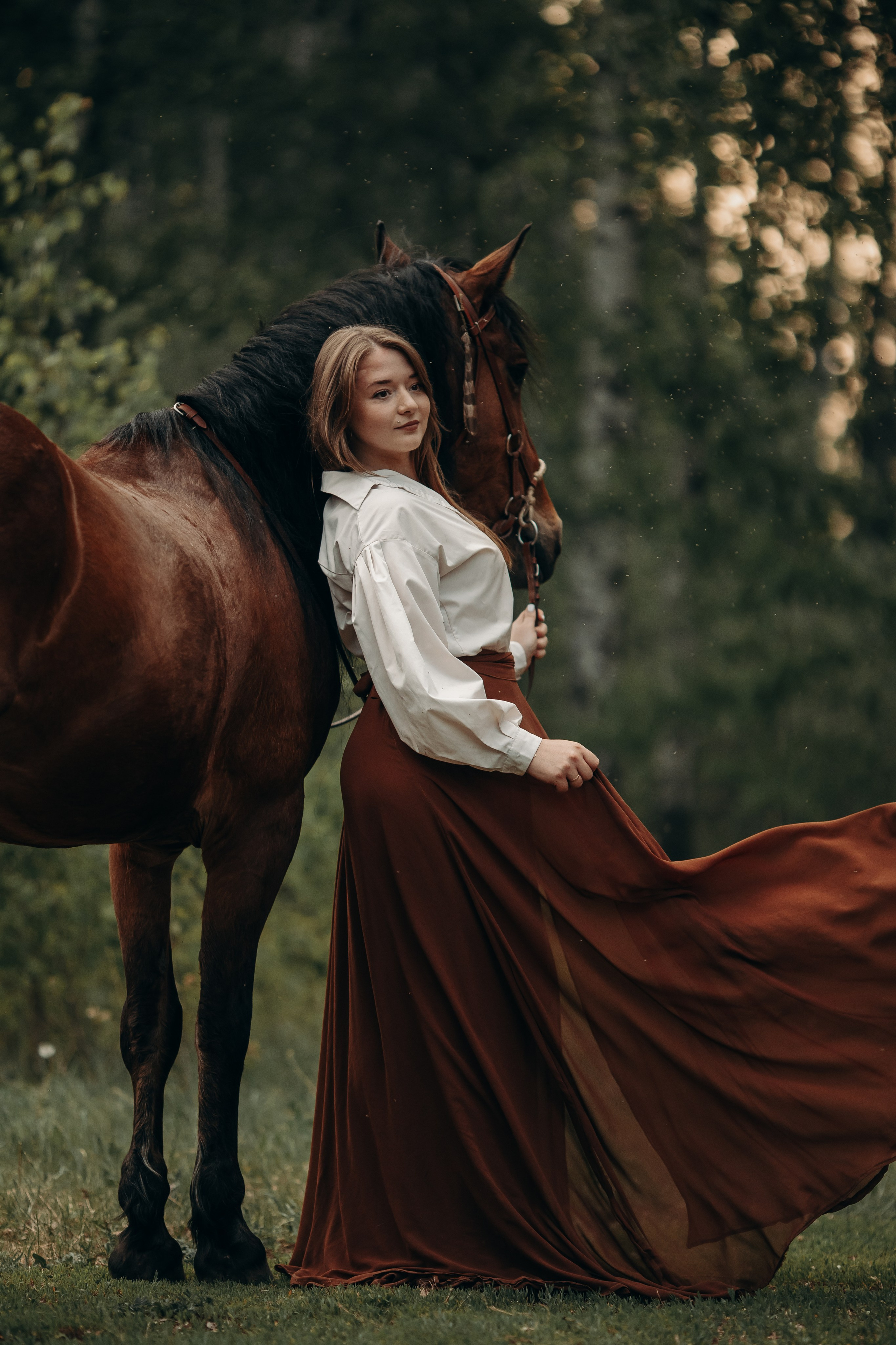 Ксения и Талисман. Анна Молчанова конный фотограф в Тюмени | фотосессии с лошадьми Тюмень