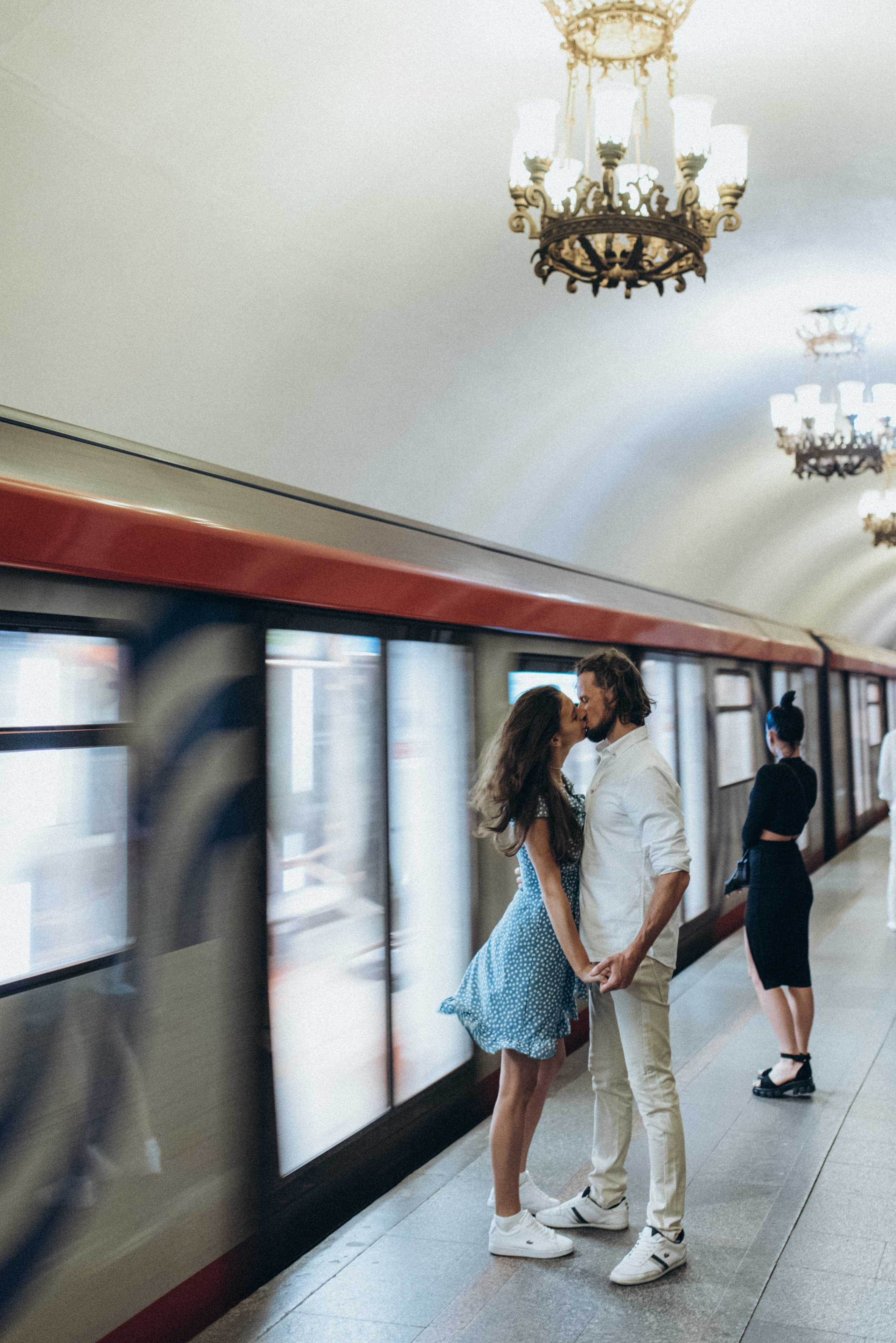 Lovestory в метро. Семейный фотограф в Москве Екатерина Север