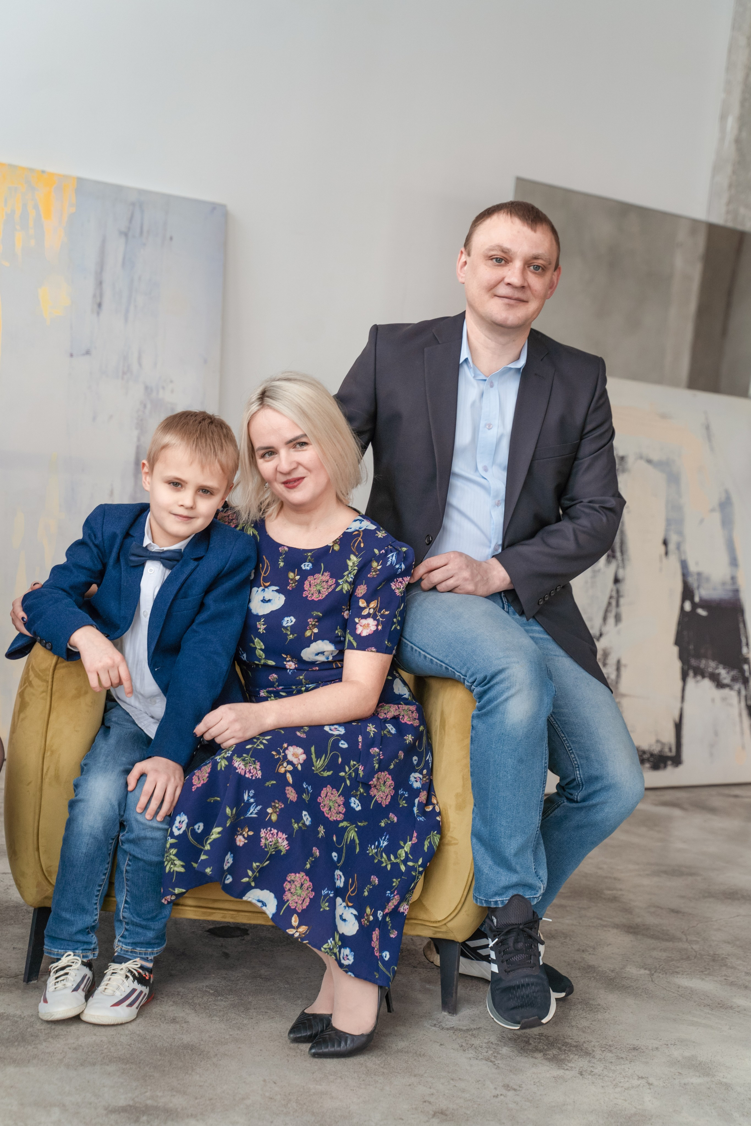 Семейная. Студийная фотосессия. Фотограф в Москве Ленарская Дарья