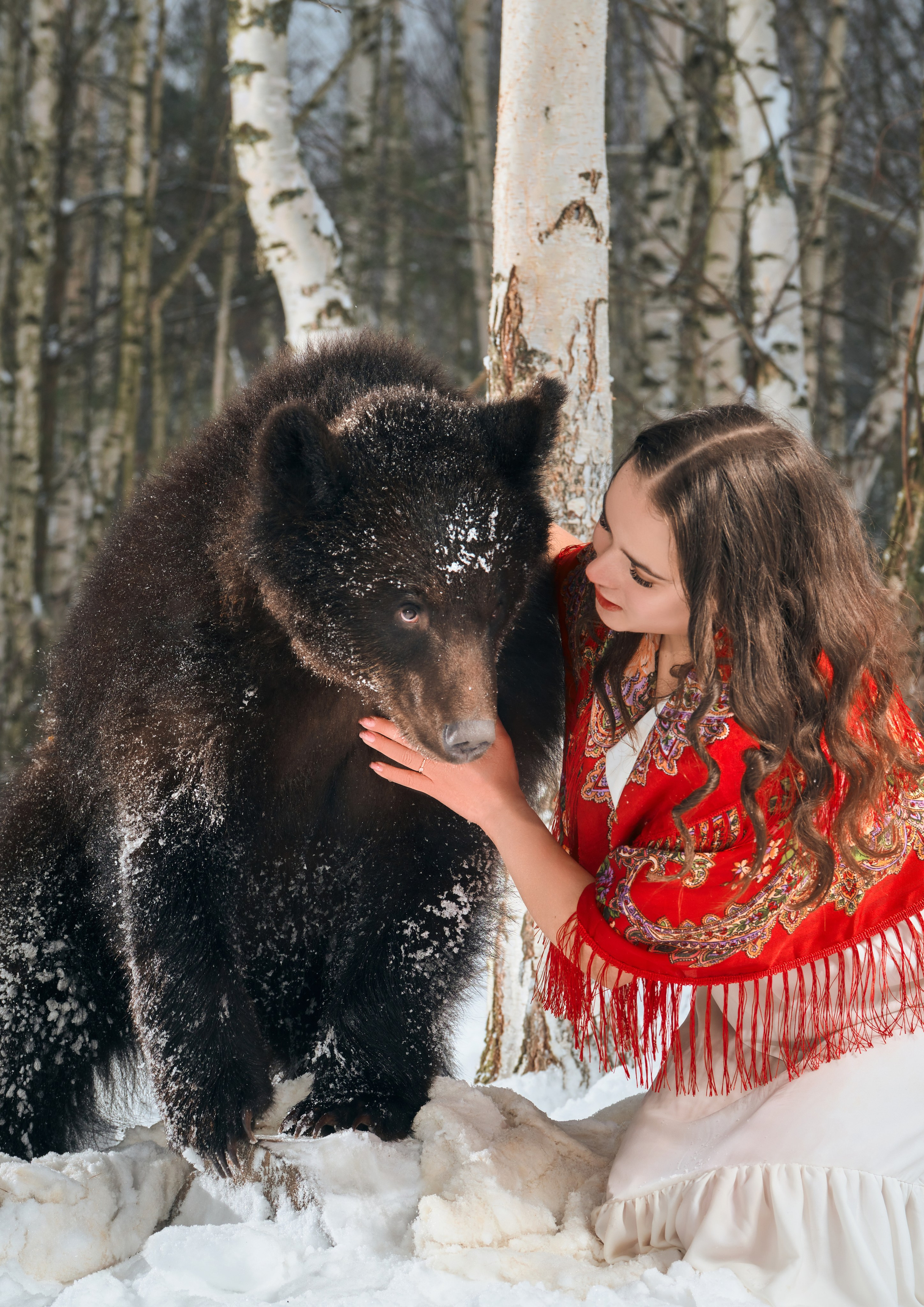 Фотосессия с медведем. Фотограф в Москве — Галунина Кристина