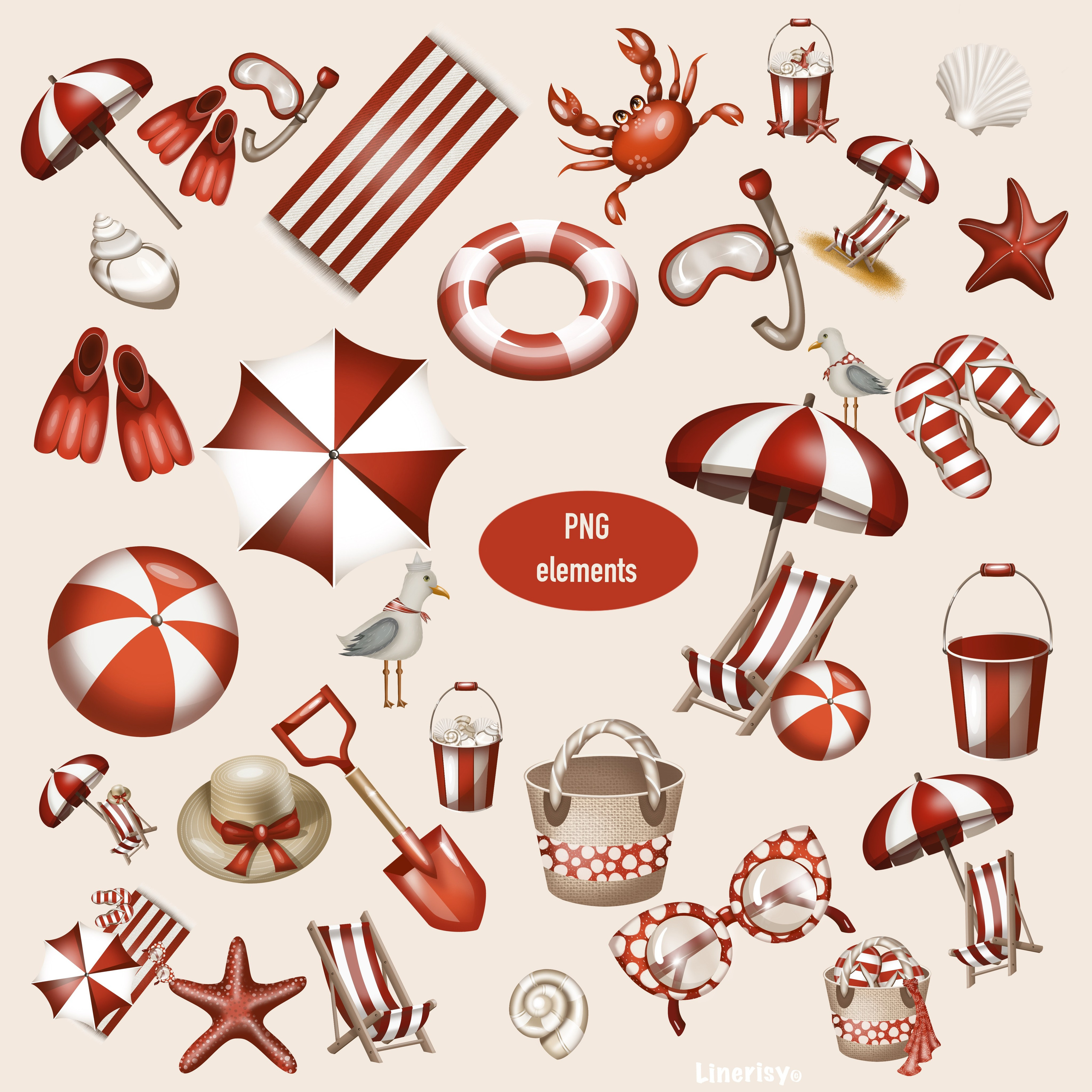 Графические иллюстрации, композиции, элементы. Художник-иллюстратор Евгения Бекренёва