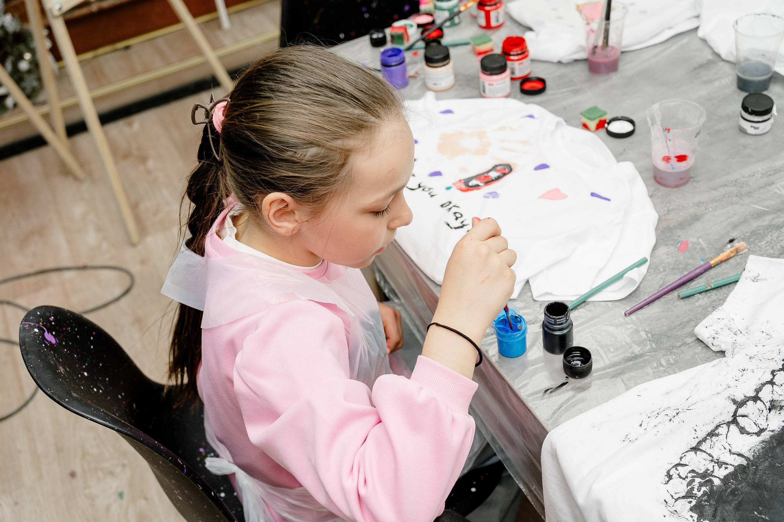 Детский День рождения. Мк роспись футболок. Alice_insomnia