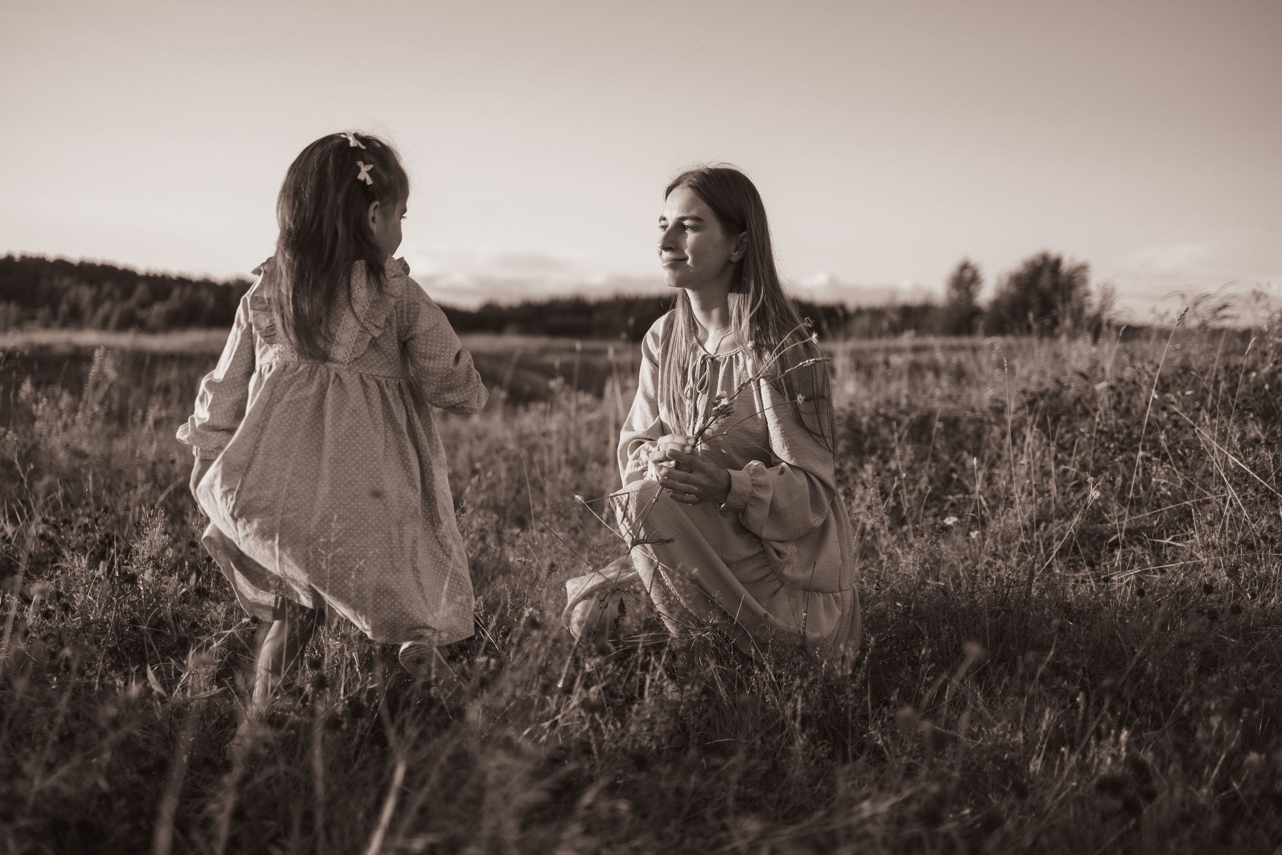 Семейная фотосессия на Колтушских высотах. Семейный и детский фотограф в Санкт-Петербурге Павлова Елена