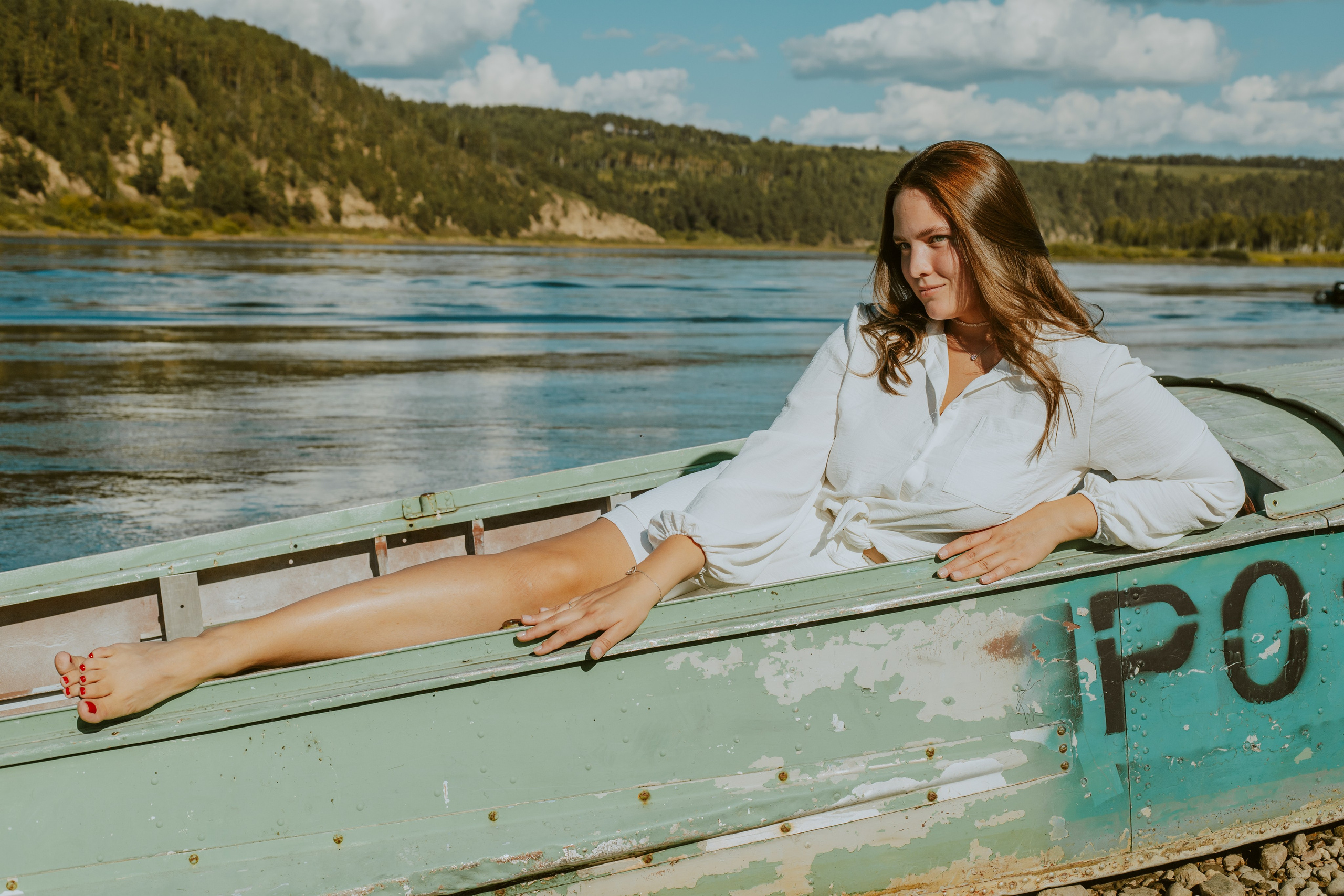 Индивидуальная съёмка на берегу в Ангарске