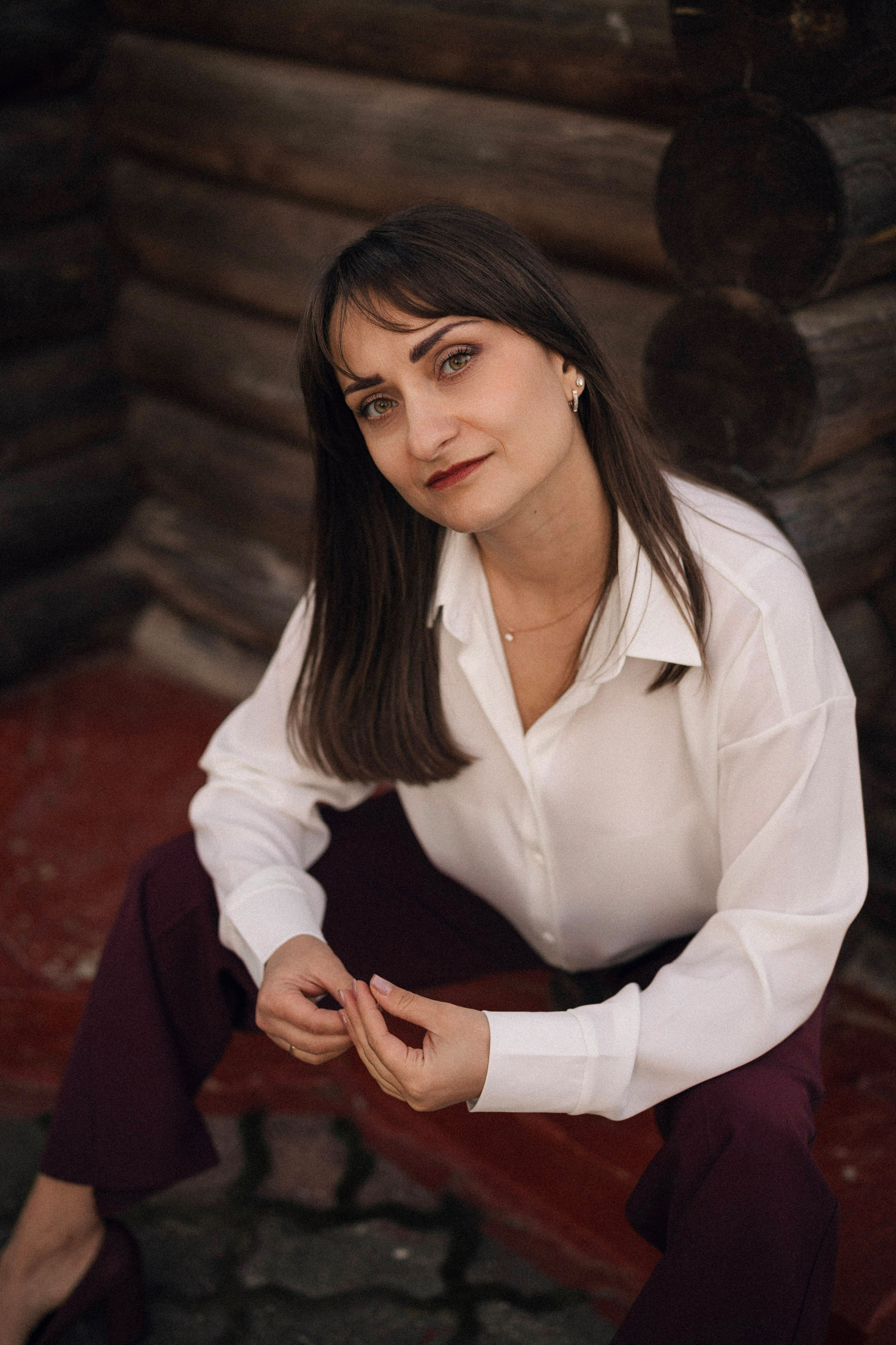 Натали с гортензией. Портретный, семейный и свадебный фотограф в Нарьян-Маре