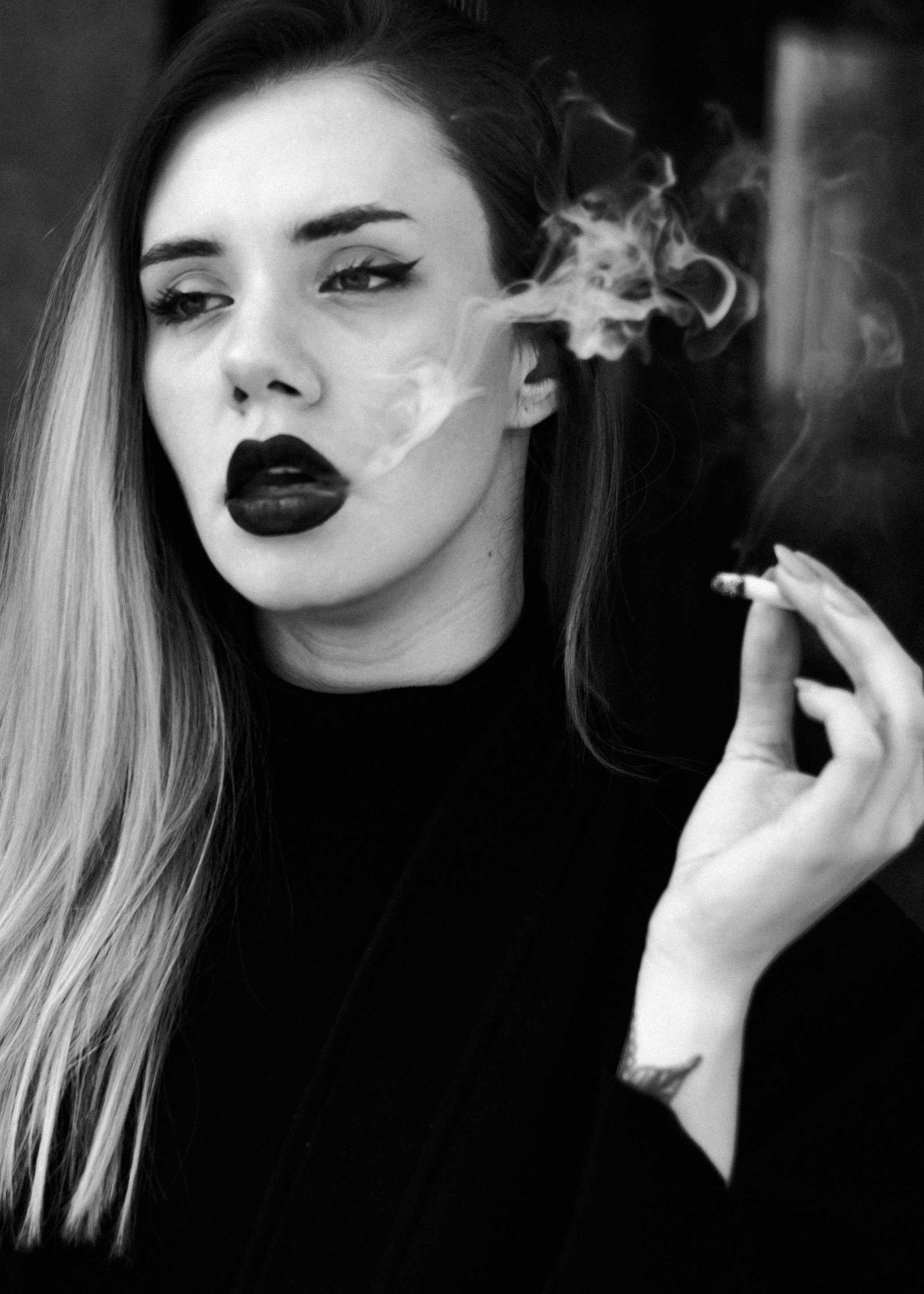 Настя & Сигареты. Фотограф Маша Ривер Ногинск Электросталь Москва