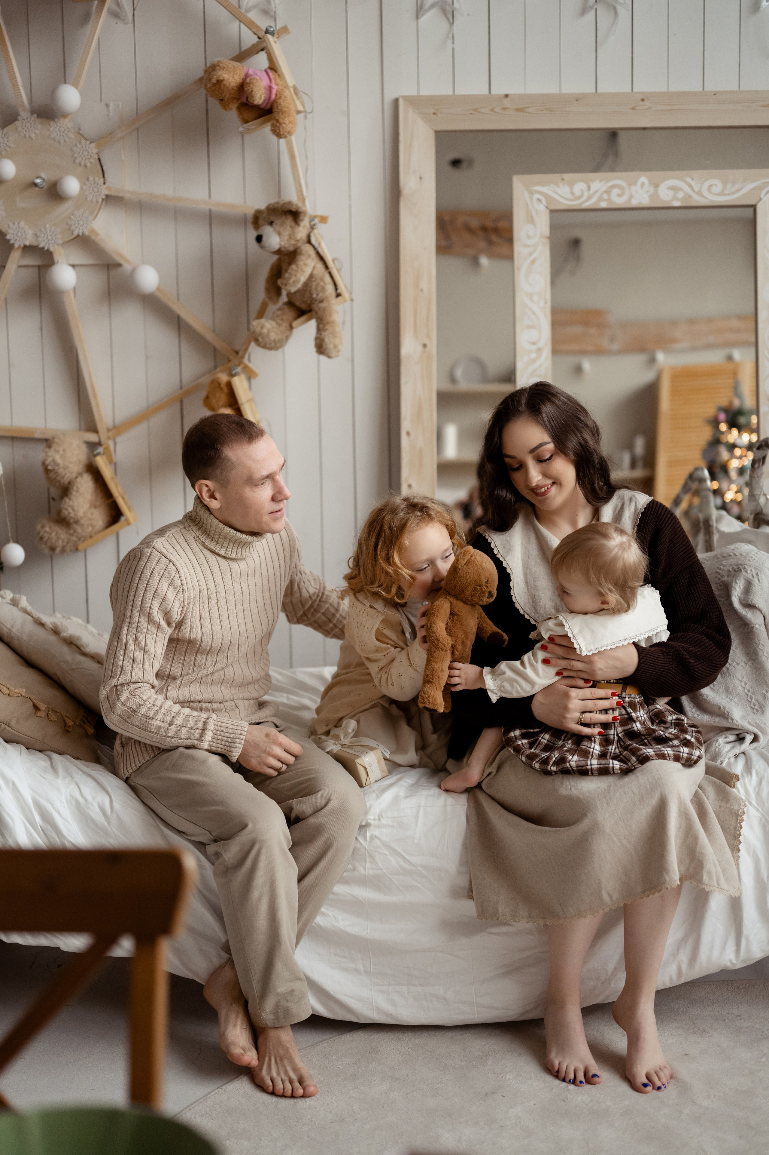 Мастерская. Юлия, Адель, Алисия и Дмитрий. Свадебный и семейный фотограф в СПб Валерия Фомичева