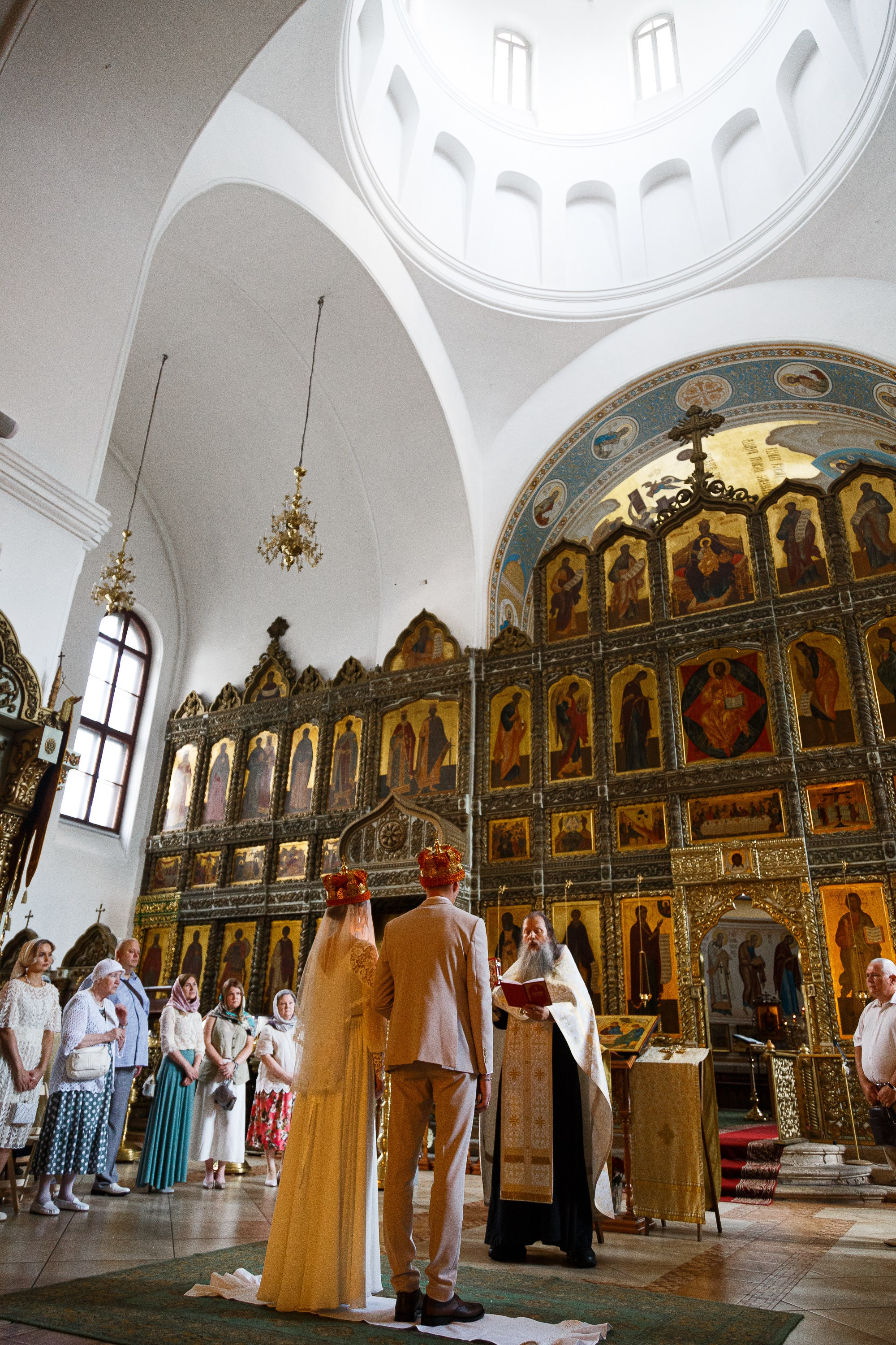 Венчание в храме Живоначальной Троицы на Шаболовке