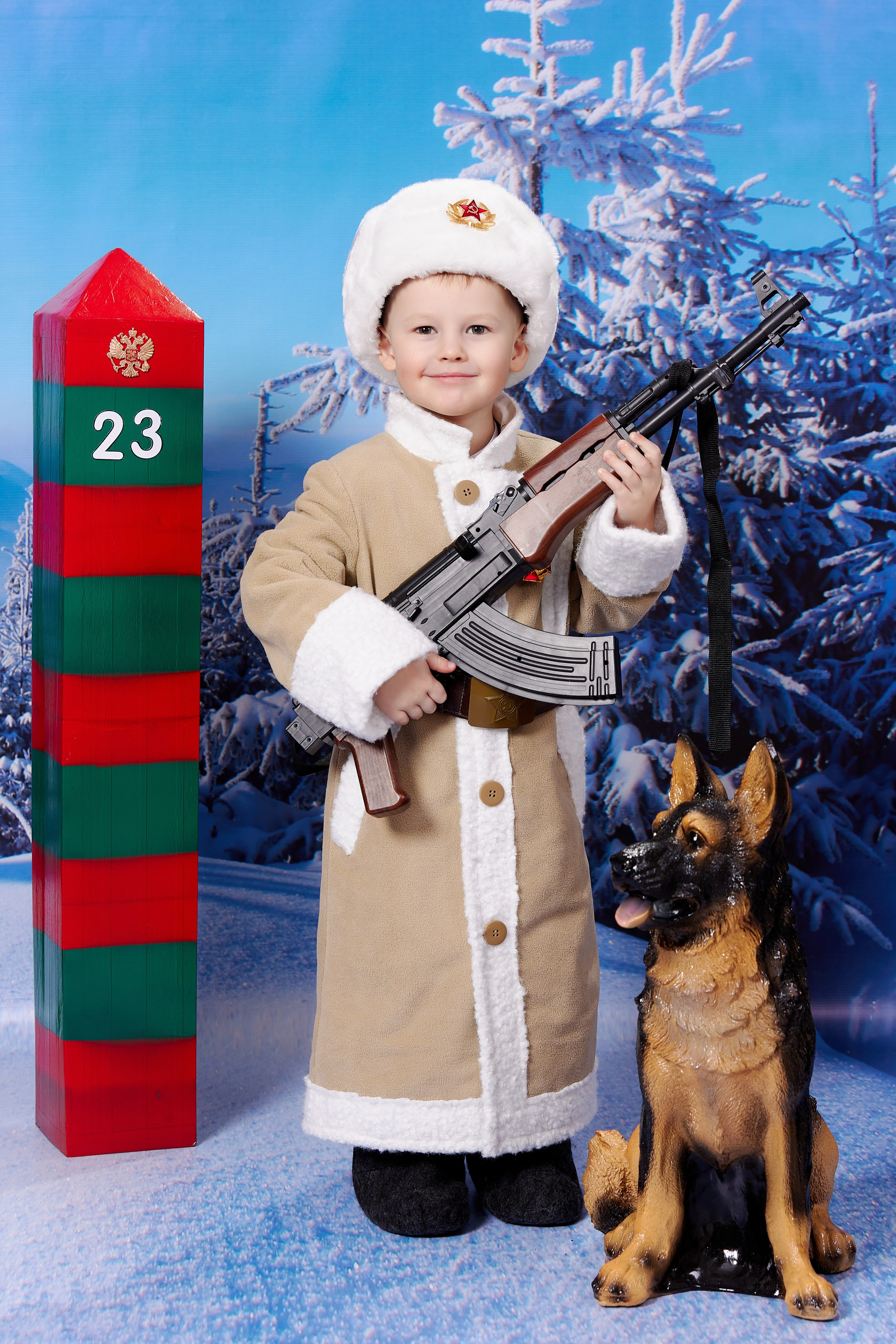 Пограничник. Детская выездная фотостудия