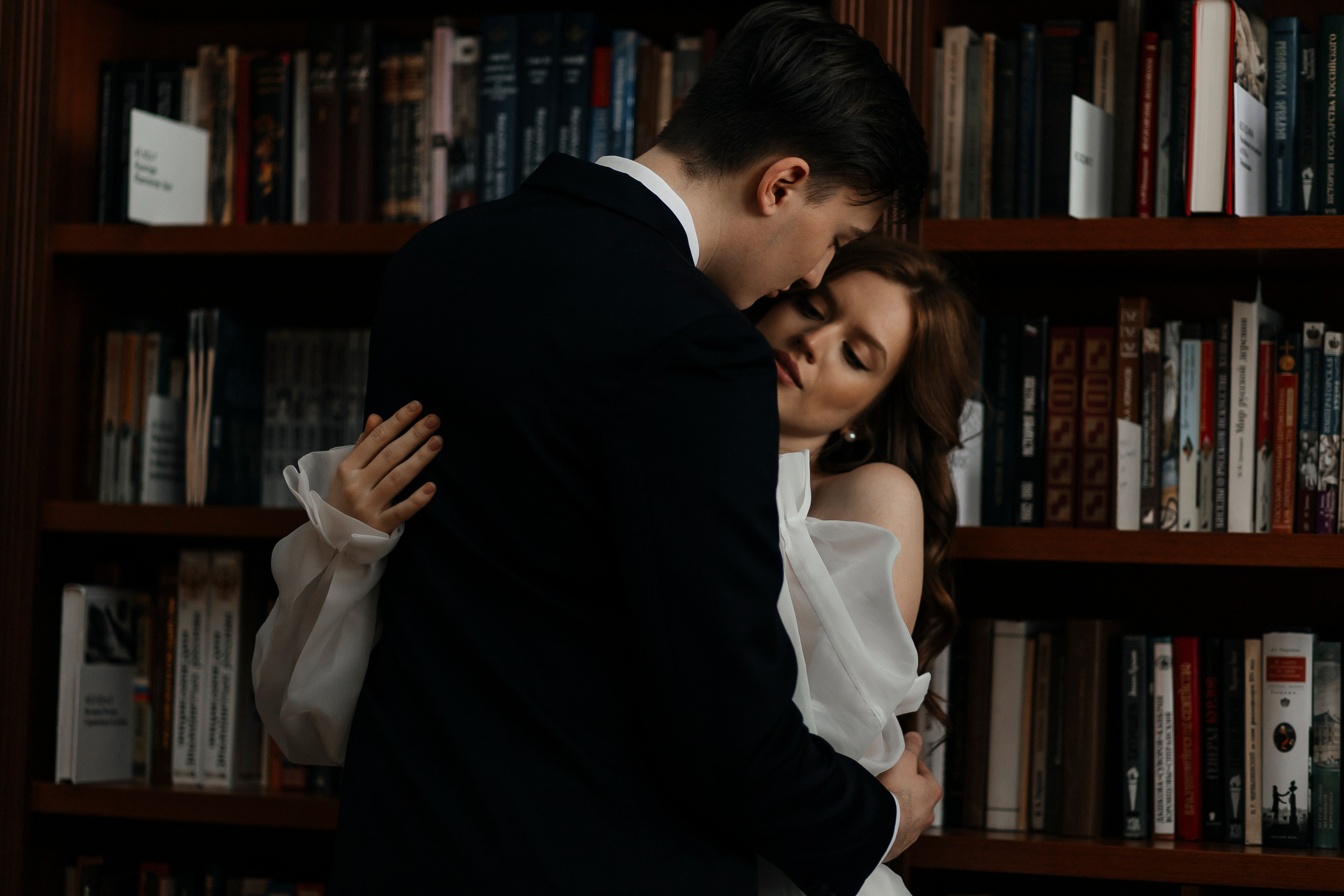 Мария и Александр (съемка в библиотеке). Фотограф в Москве Екатерина Потапова