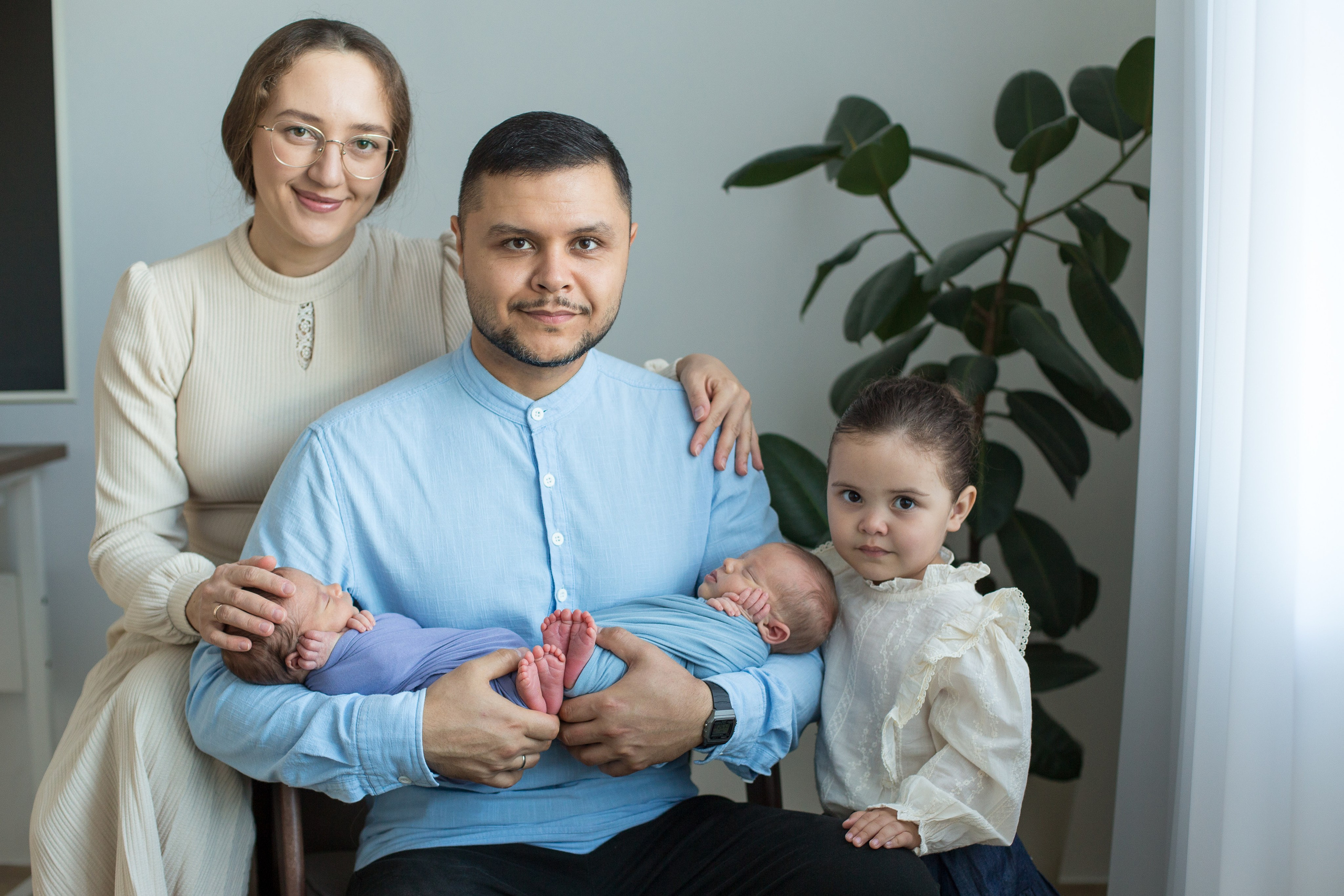 Бахтияр и Карим. Ольга Анохина фотограф новорождённых в Зеленодольске