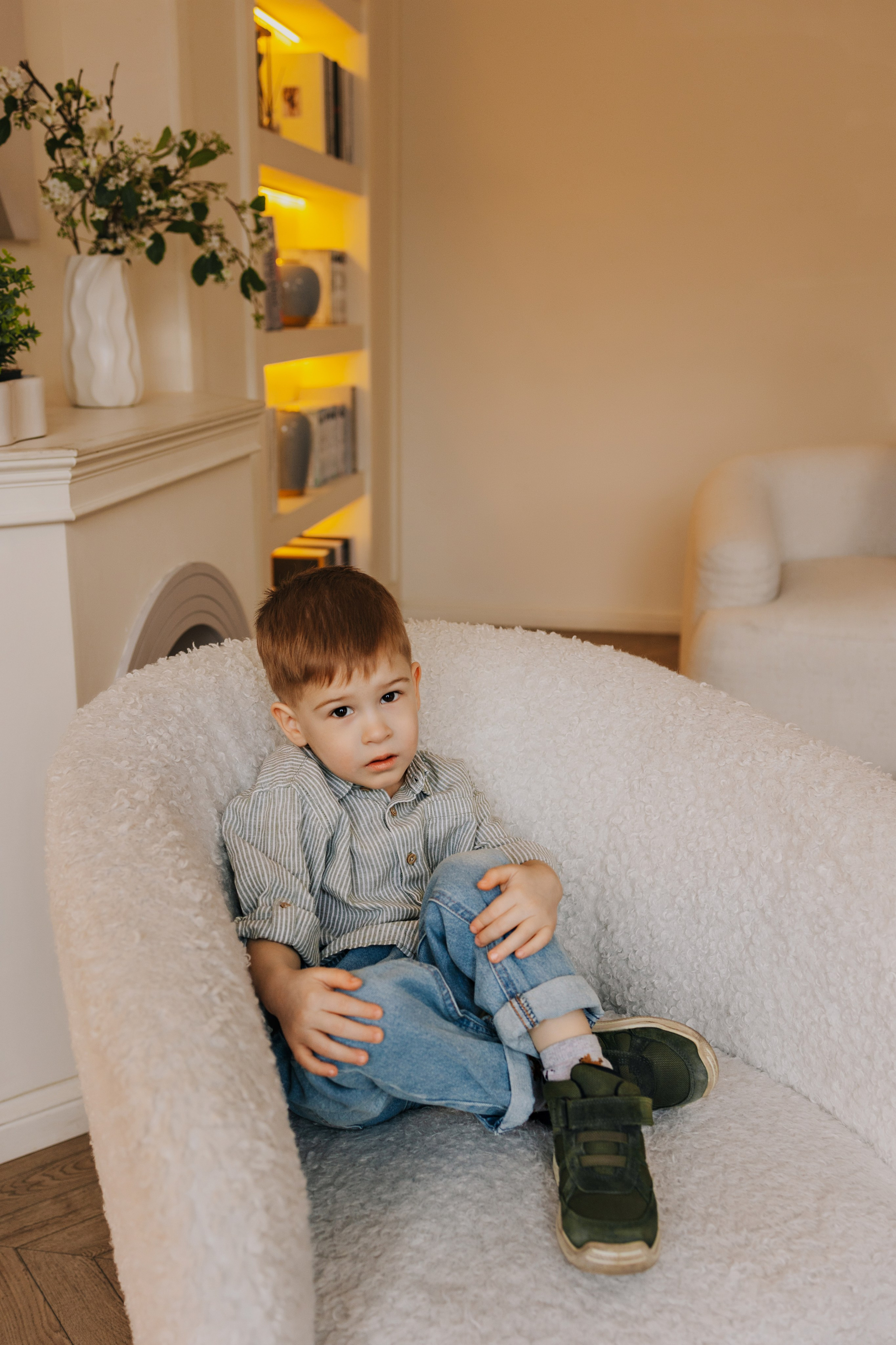 Большая семья. Домашняя фотосессия