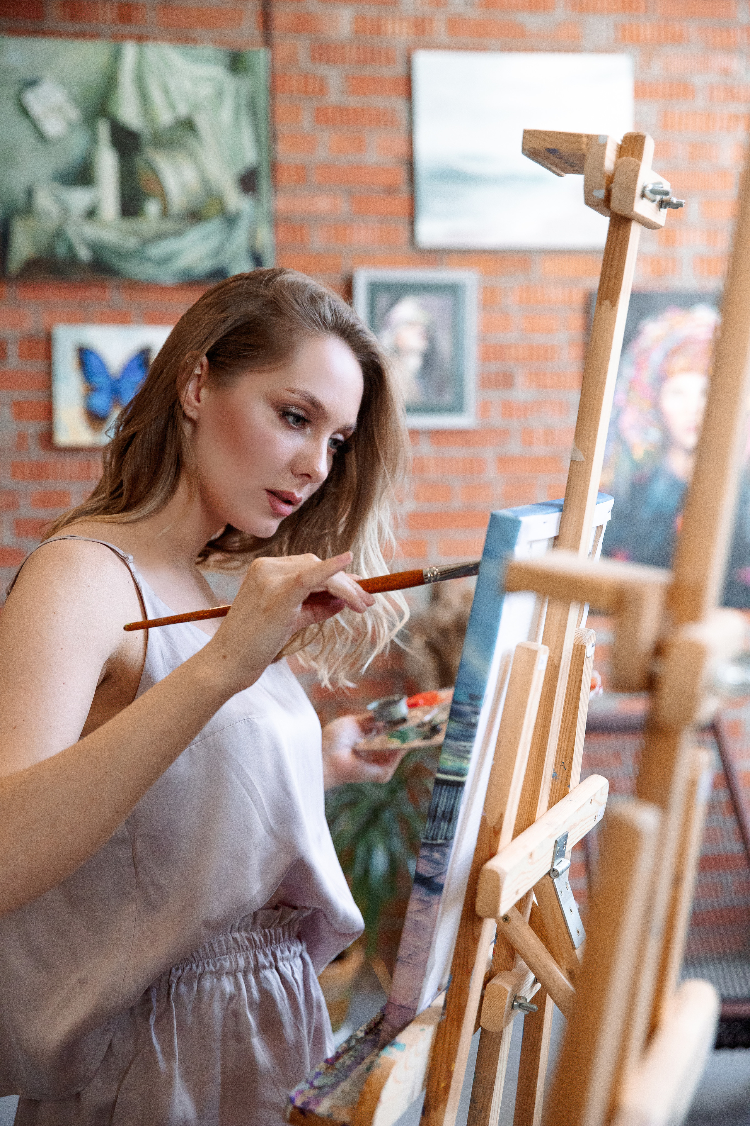 Утро невесты в художественной мастерской. Свадебный и семейный фотограф в Челябинске Юлия Ишимова