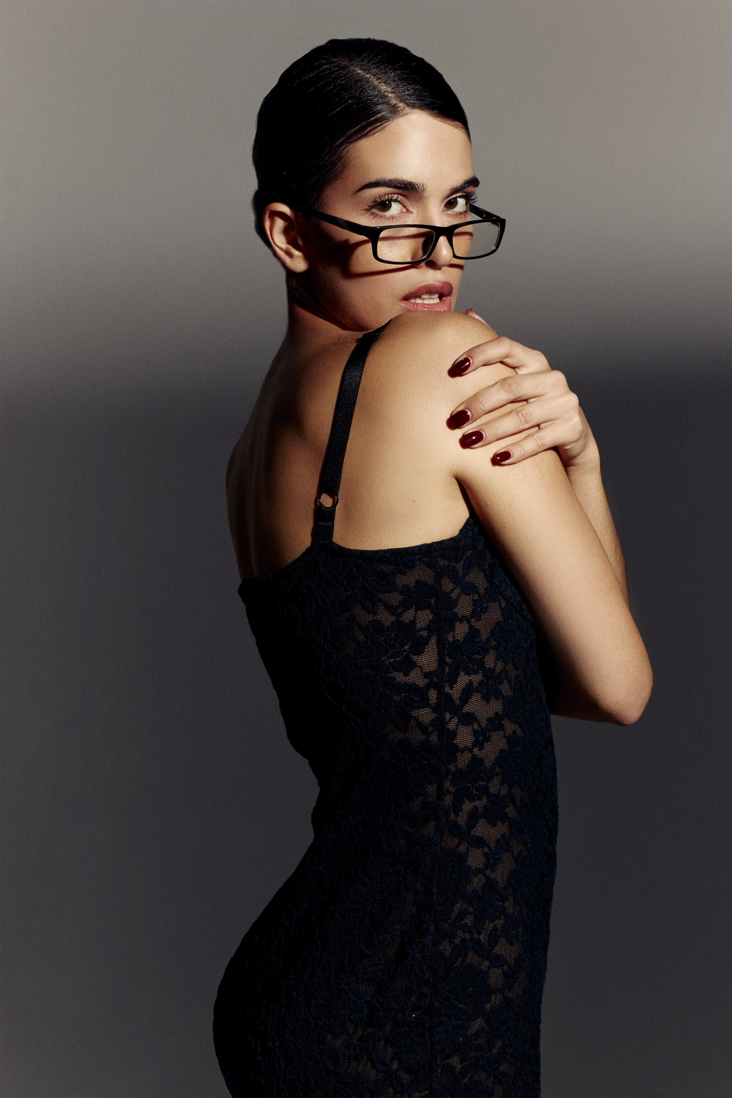 девушка fashion съемка