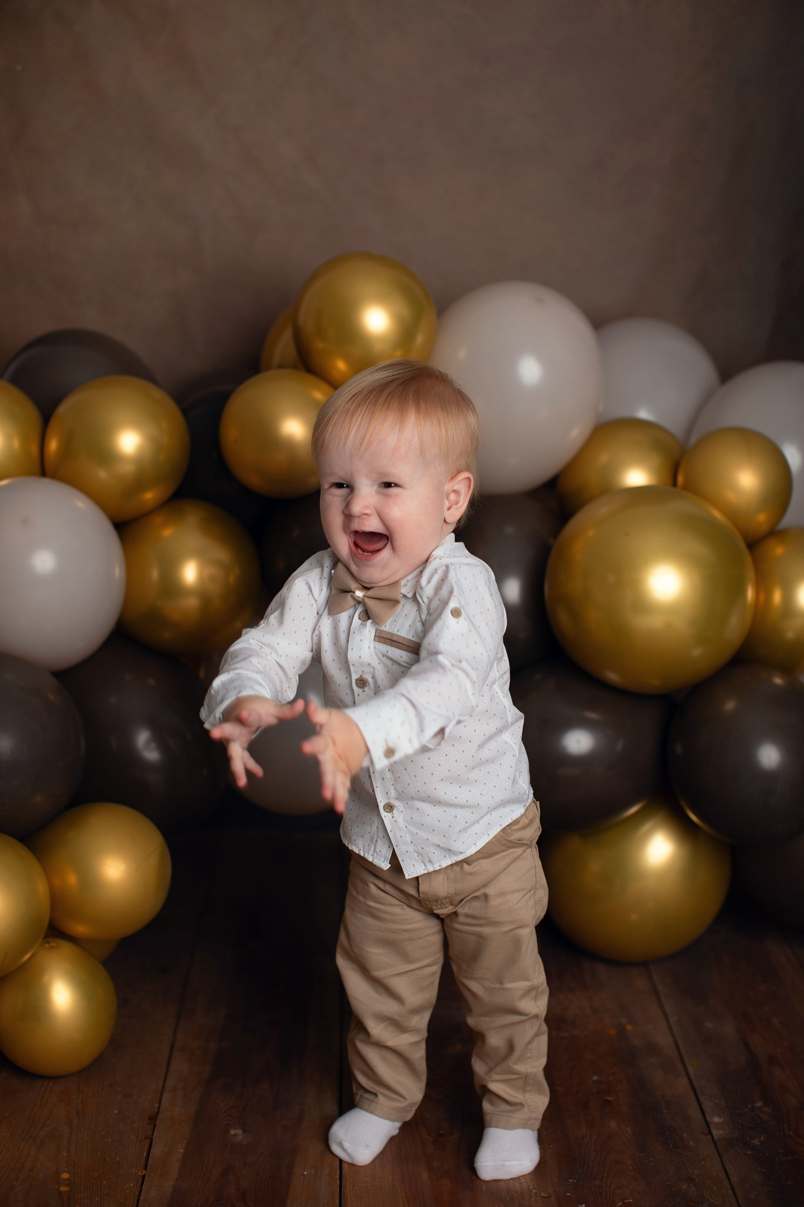 Съемка Первый тортик. Фотограф новорожденных