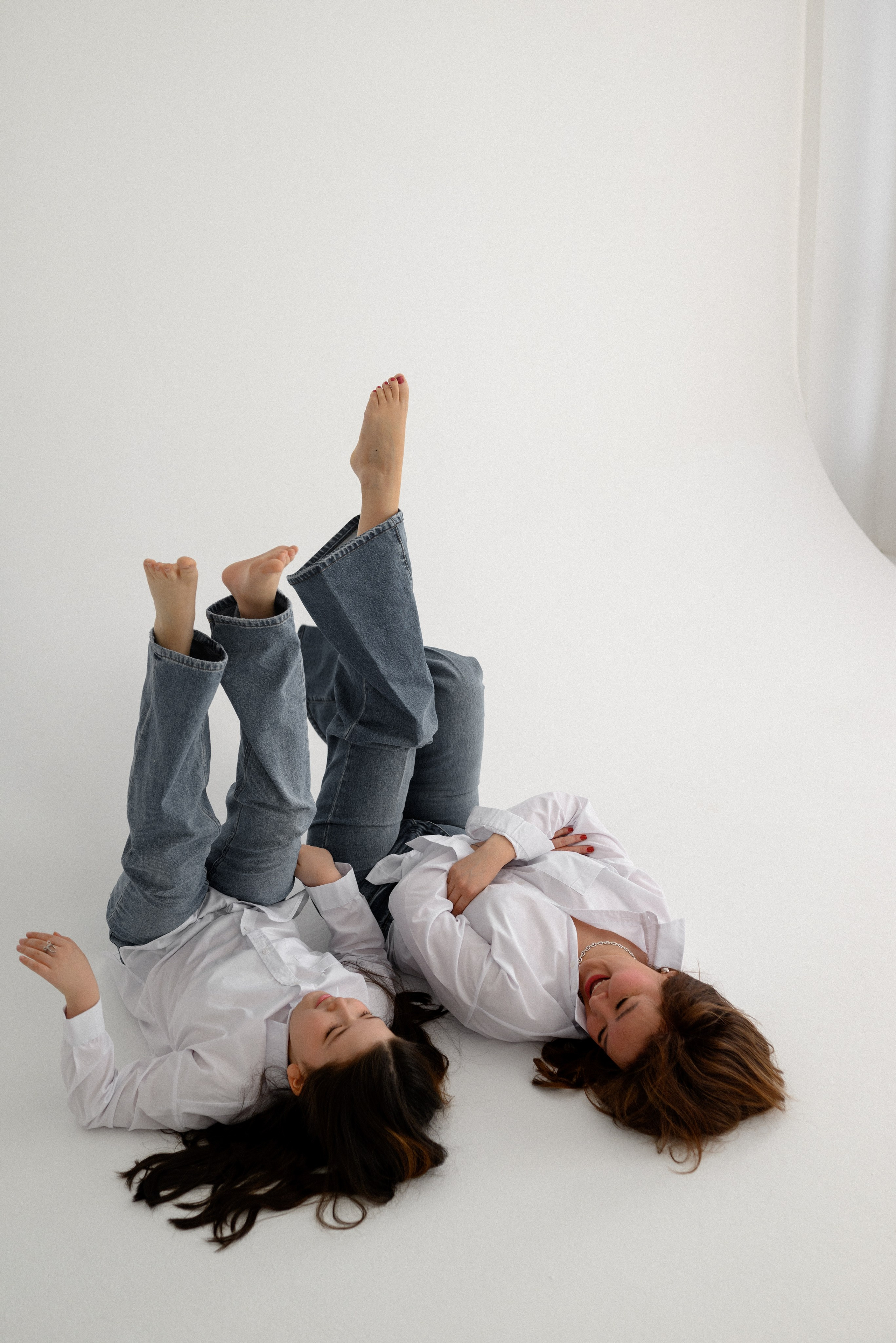 Мама и дочка. Семейный и детский фотограф в Москве Князева Диана