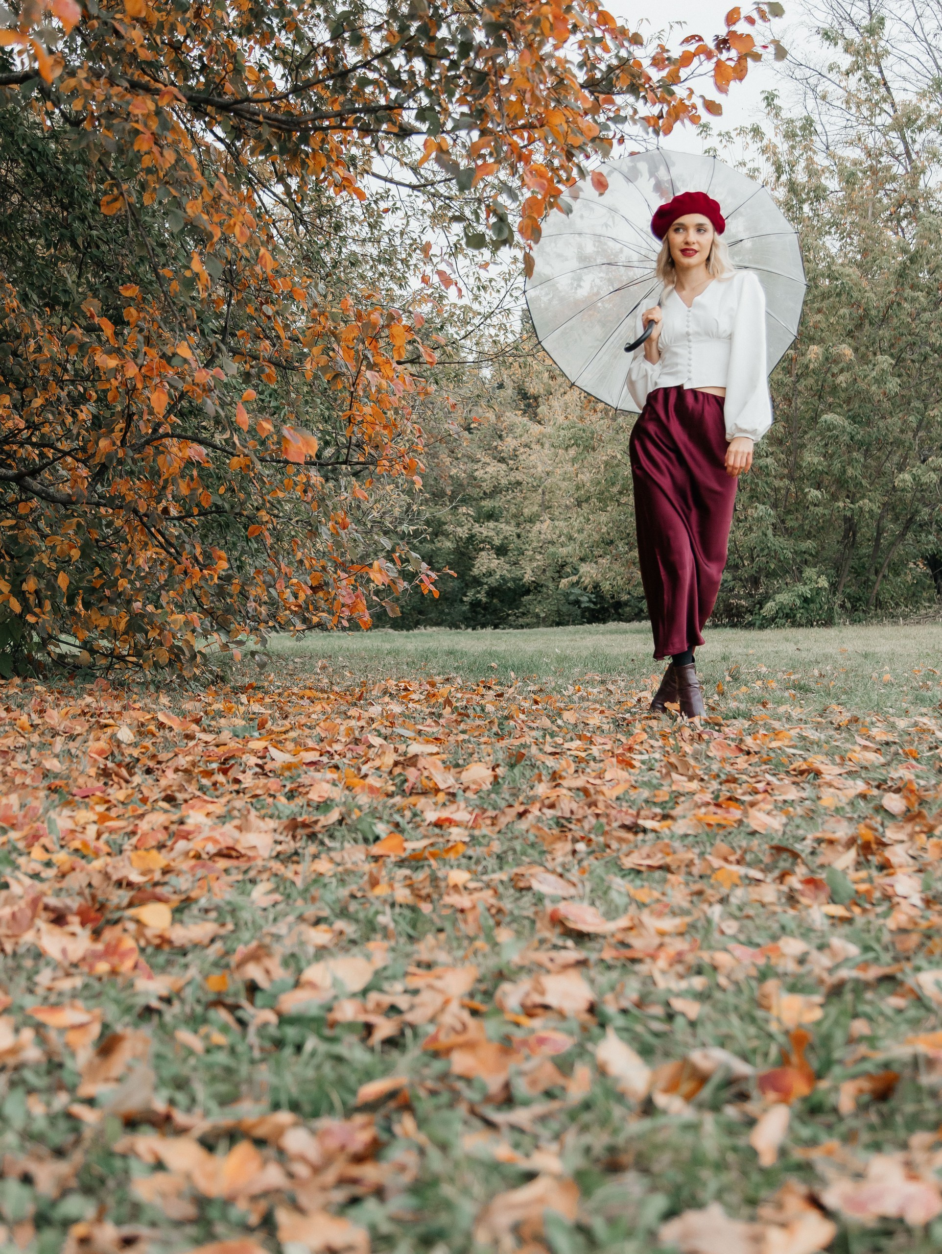 Осенний парк Коломенский. Фотограф текстиля в Москве Ольга Иванова