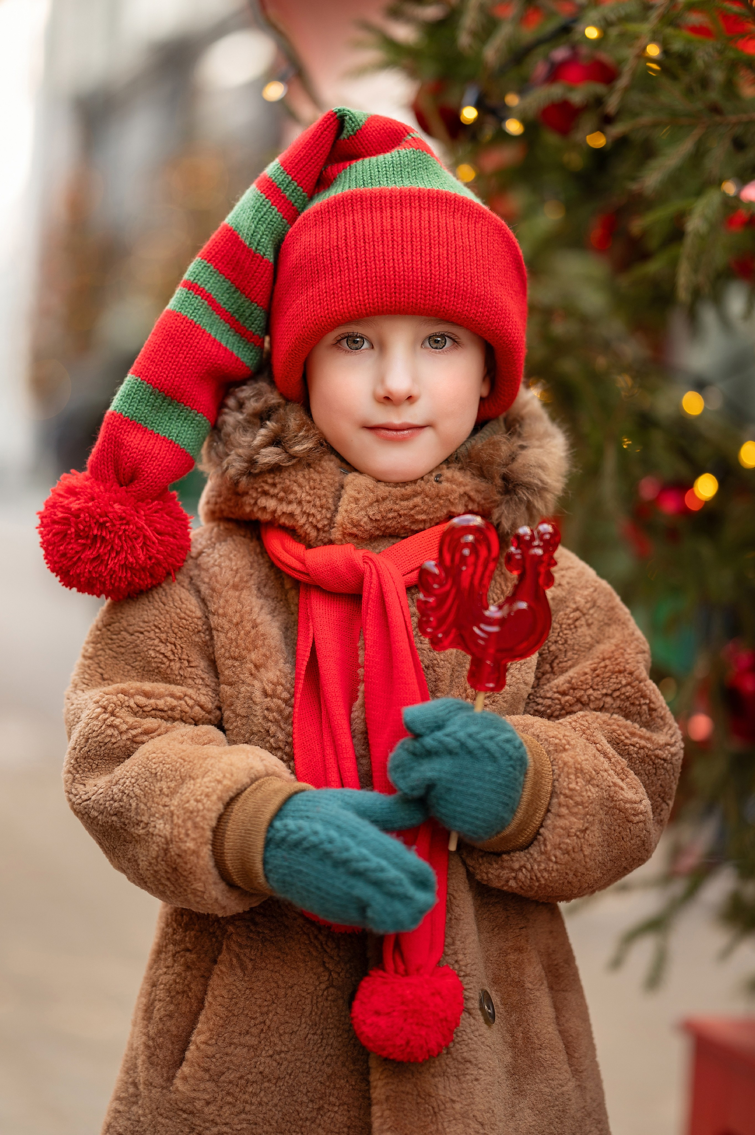 Новогодняя прогулка по Москве. Детский и семейный фотограф г. Москва Оксана Катаджи