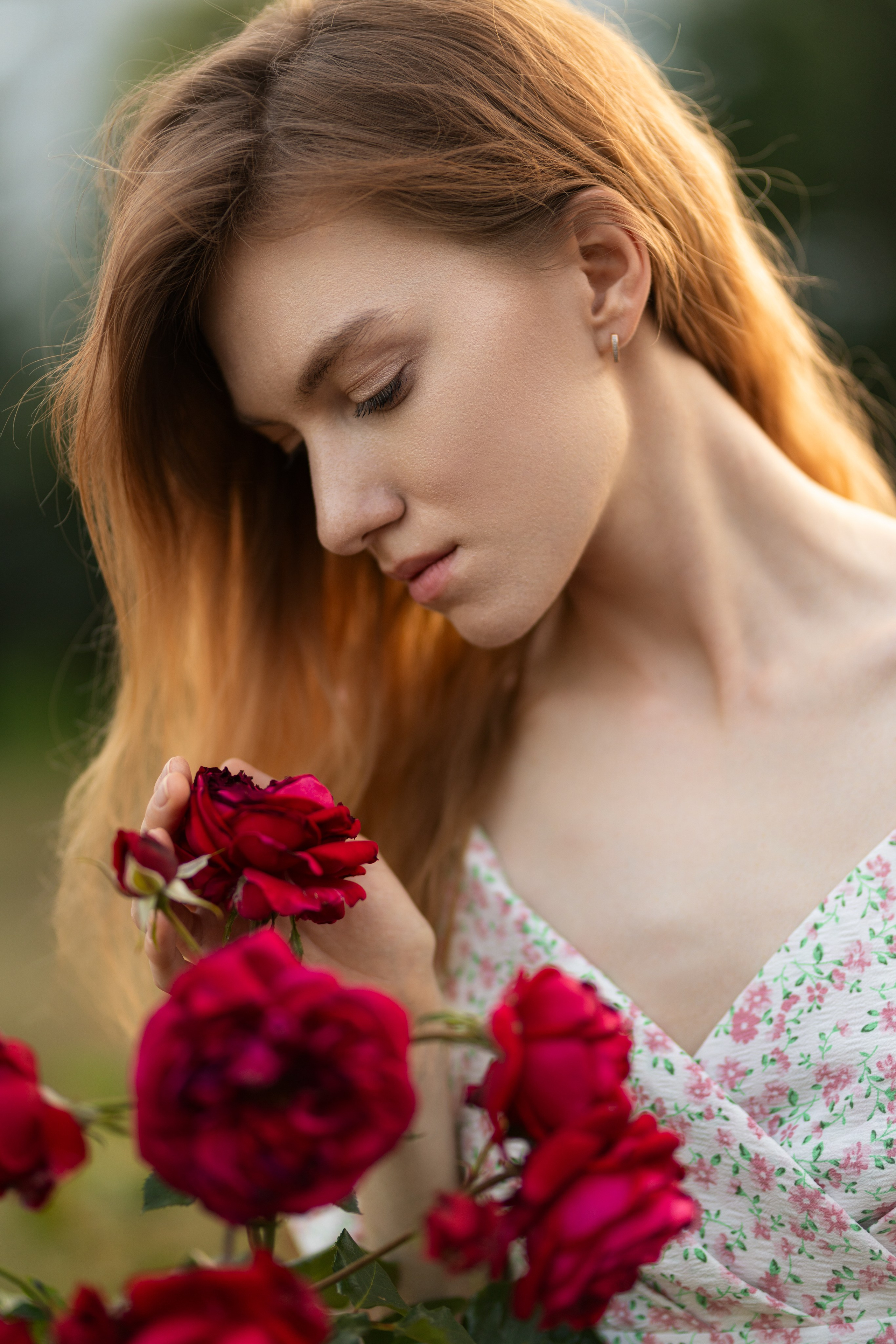 Фотосет с Дарьей в ботаническом саду в формате для «себя». Дмитрий Шульгин, портретный фотограф в Воронеже