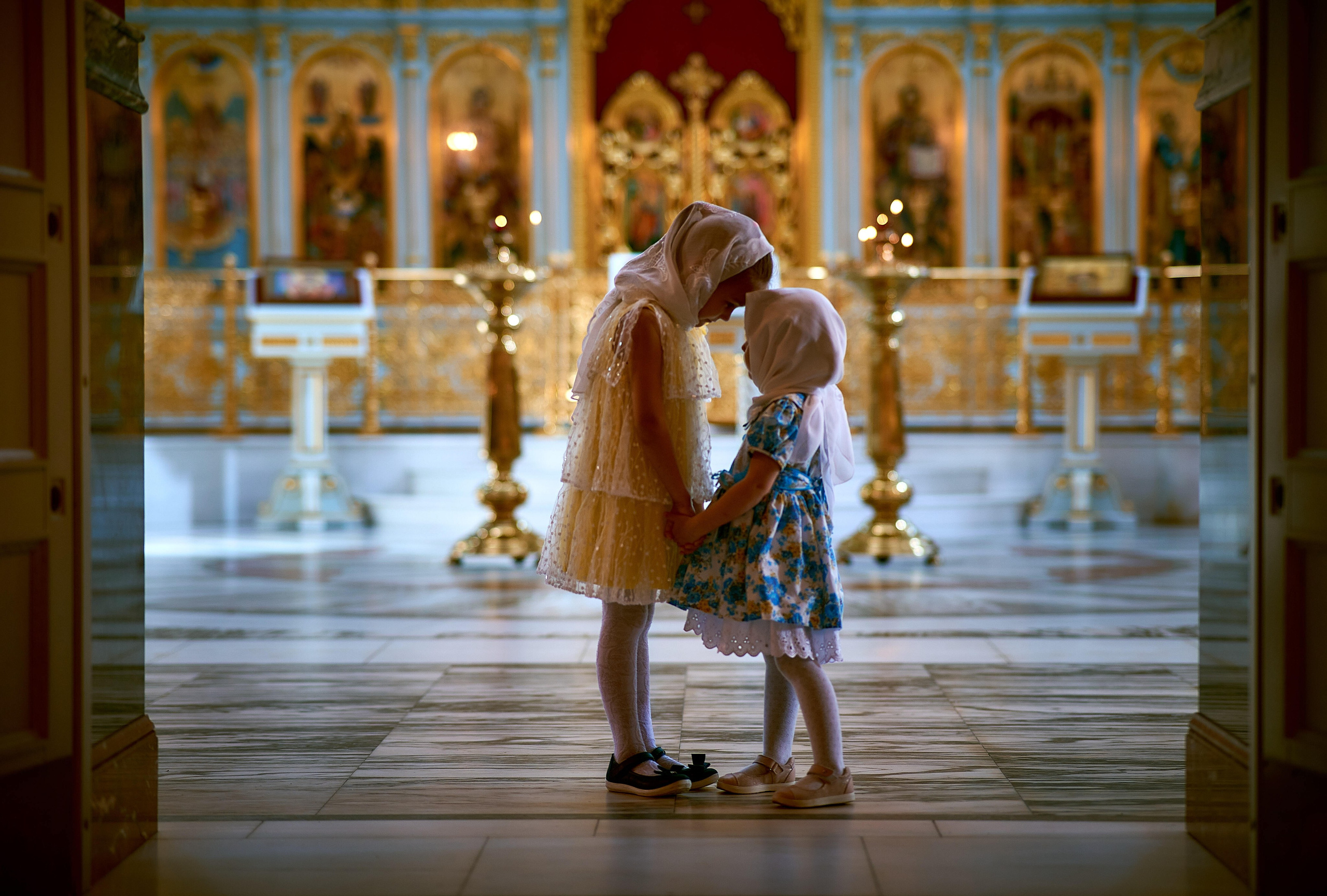 Крещение Кристины | Храм «Спас на Каменке». Свадебный фотограф в Санкт-Петербурге Славин Денис