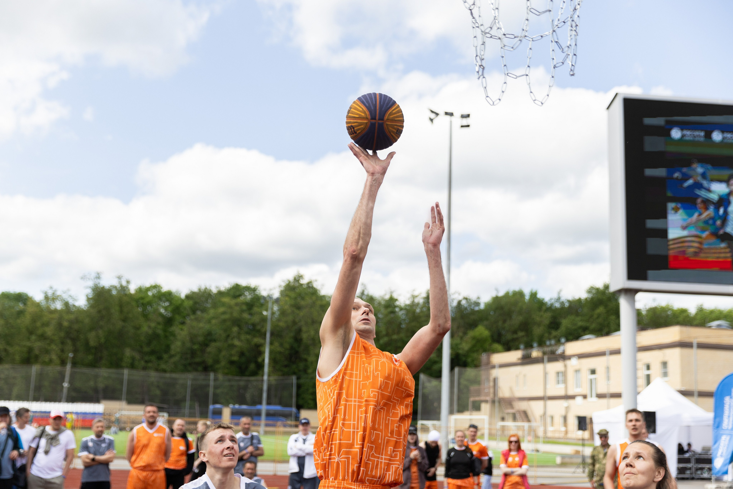 Летняя спартакиада «Росссети». Снимаю съемки