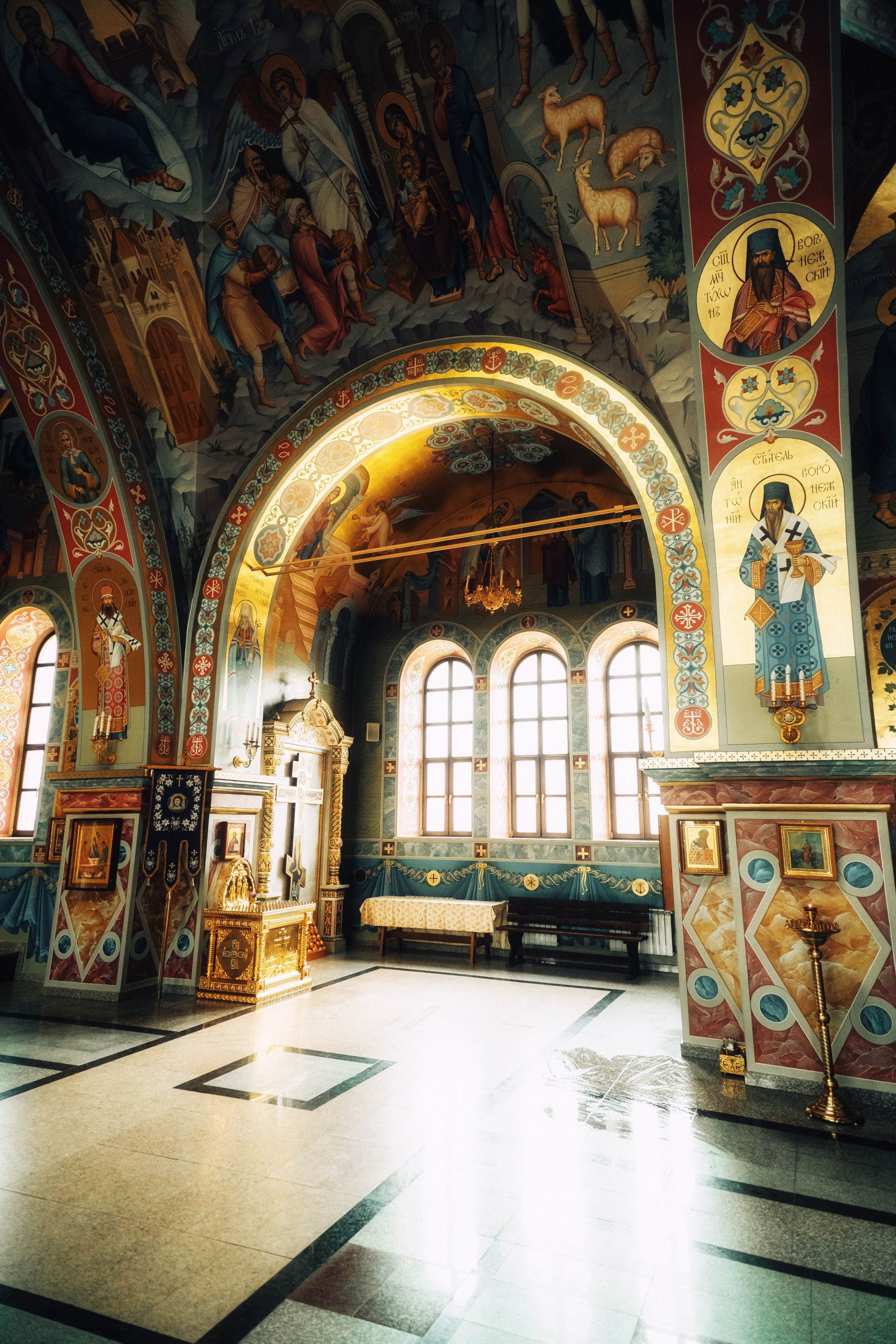 Крещение в храме Всецарица. Свадебный и репортажный фотограф в Воронеже Роман Янко