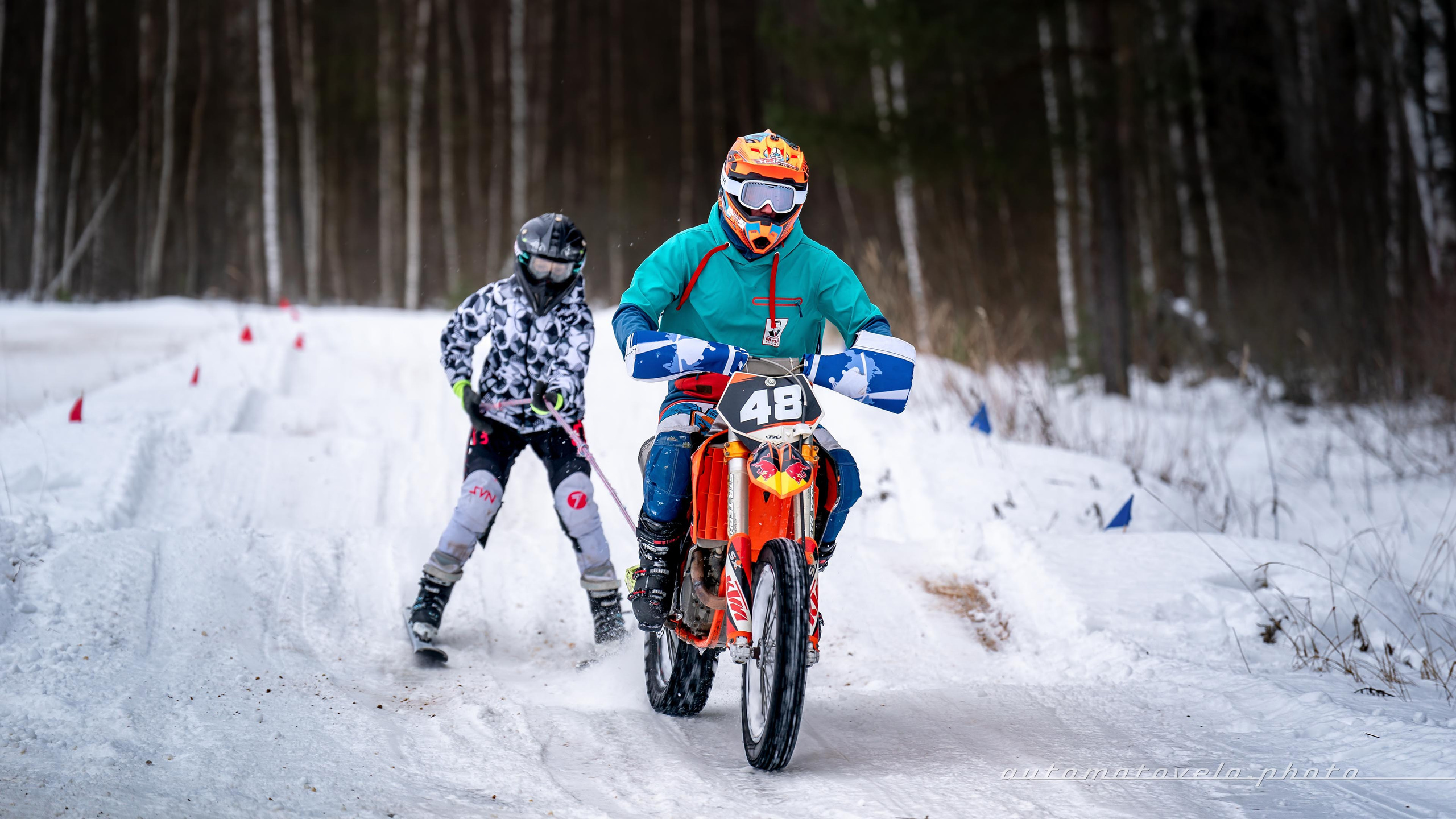 Скийоринг в Конаково 2024/25. 1 этап