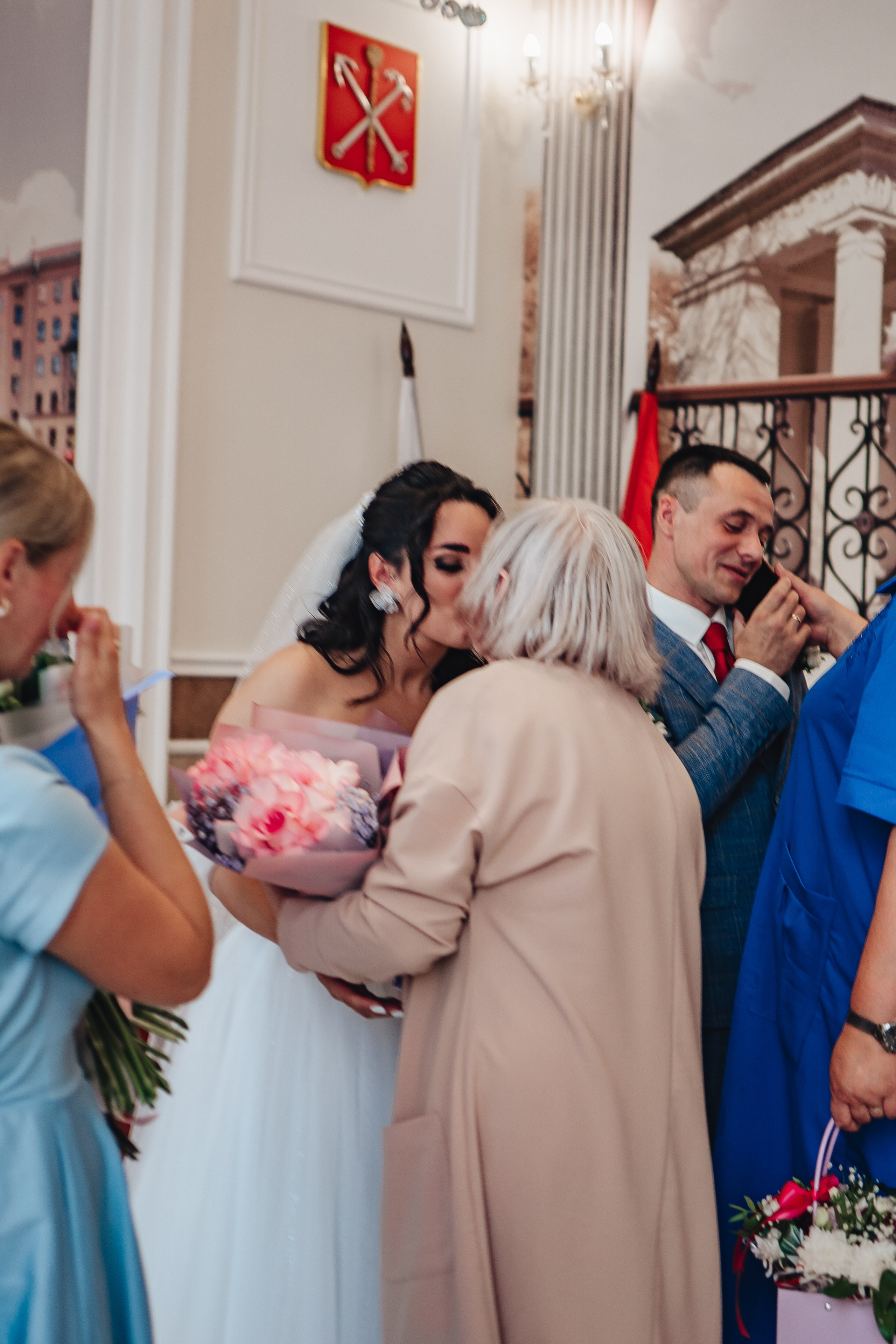 СВАДЕБНАЯ СЬЕМКА В ЗАГСЕ НА МОСКОВСКОМ ПРОСПЕКТЕ. Профессиональный фотограф, Санкт-Петербург — Виктория Богомолова